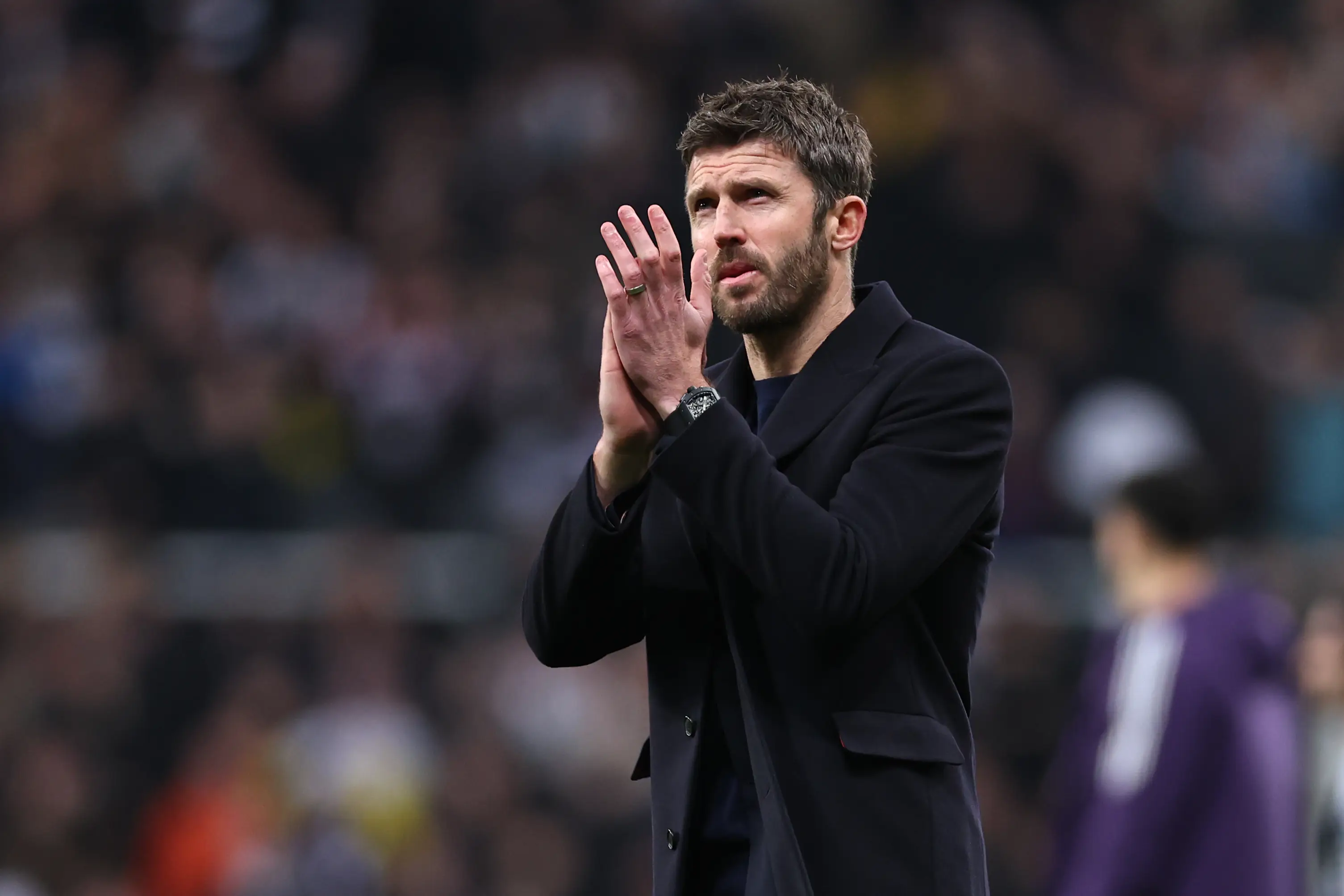 Wes Brown believes Michael Carrick is in the frame to land the Manchester United job. Image: Getty 