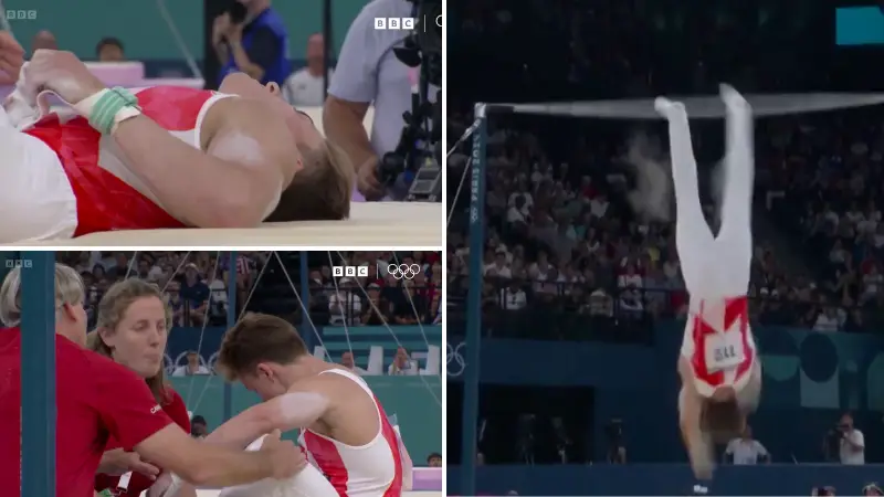 Olympics star escapes 'very nasty' injury after 'scary' incident at Games that shocked BBC commentator