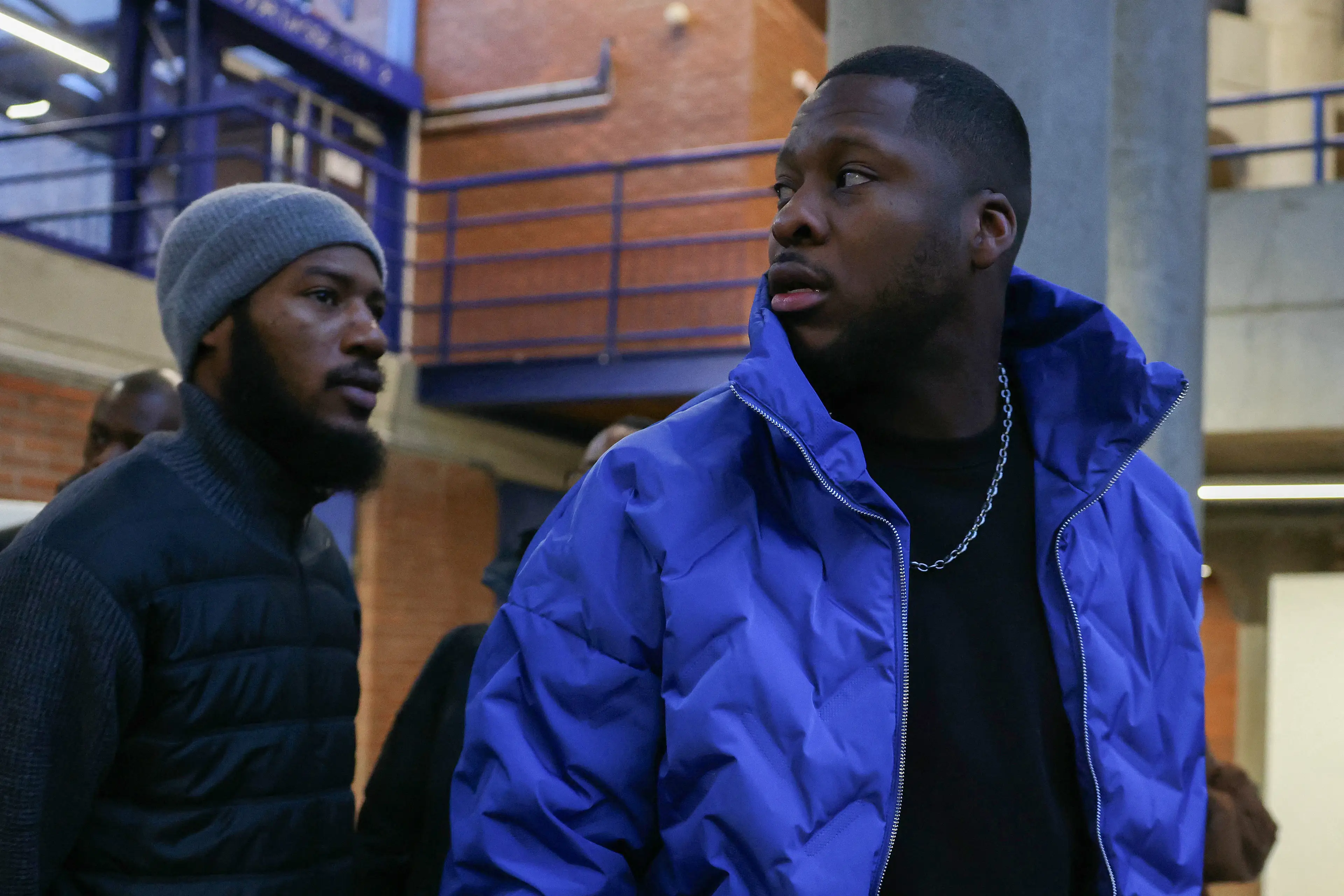 Theodore Luhaka arrives at court. Image: Getty 