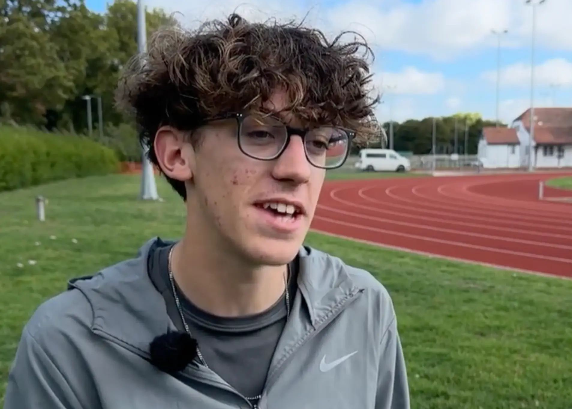 Bronson Hearn-Smith has a unique running style (Credit:ITVX)