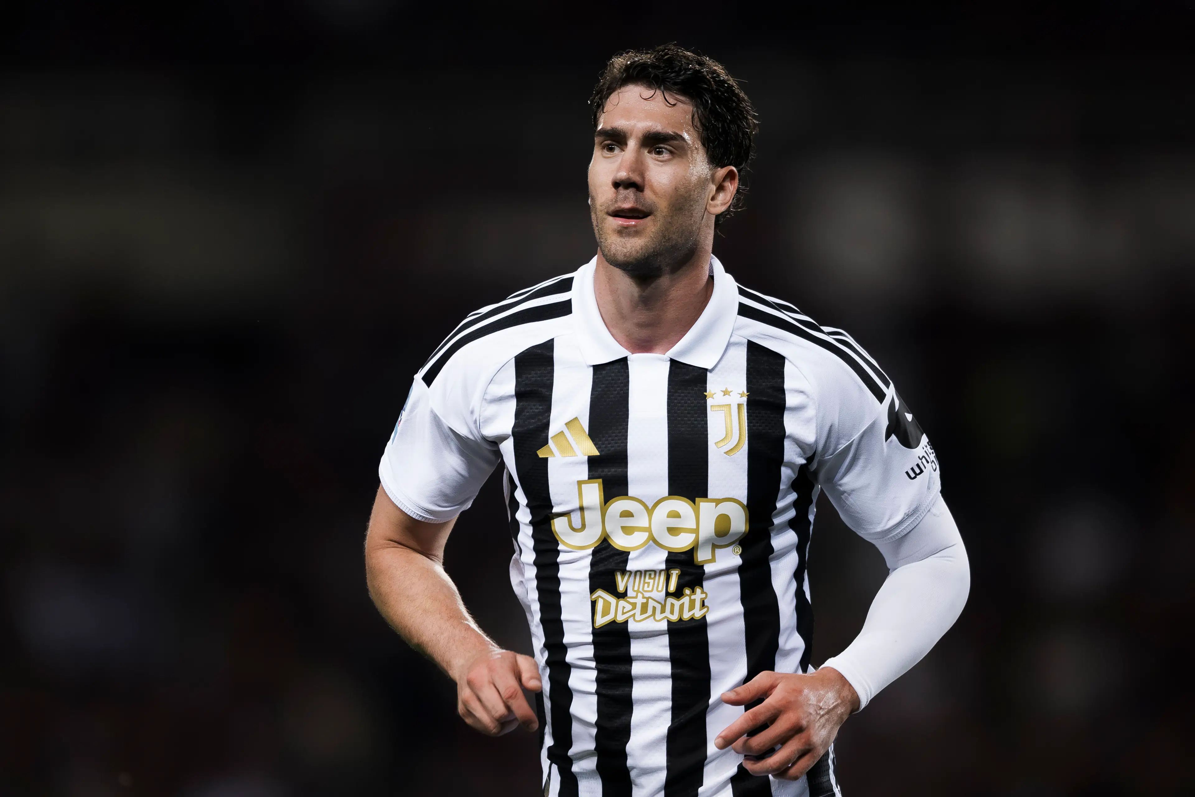 Vlahovic is a free agent this summer. Image: Getty