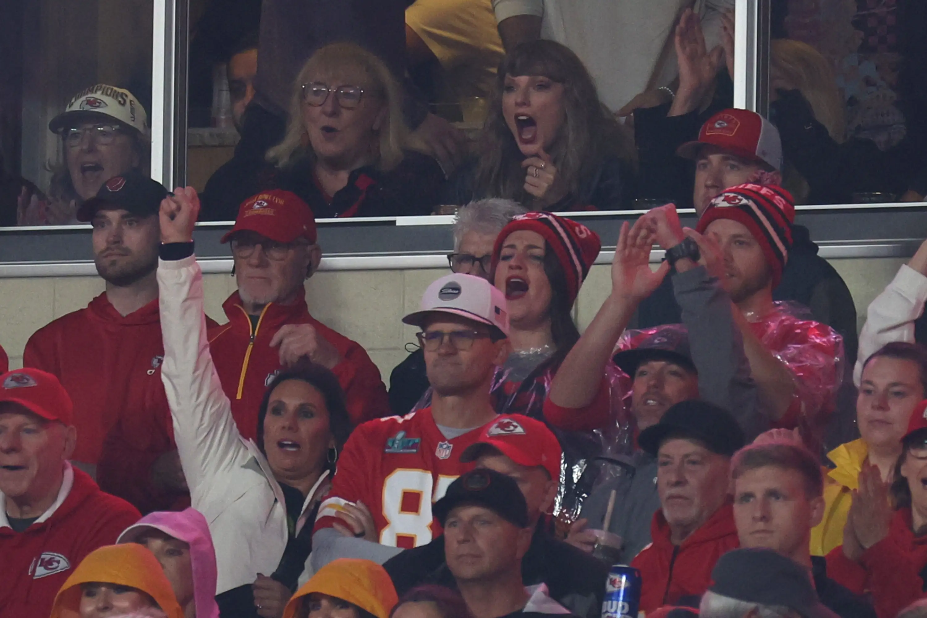 Taylor Swift has regularly watched Travis Kelce for the Kansas City Chiefs. Image: Getty