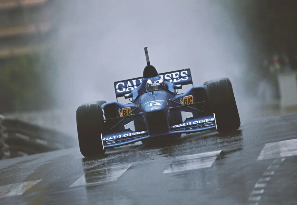 The 1996 Monaco Grand Prix, won by Olivier Panis, is undoubtedly the most dramatic race in Formula One history. (Image: Getty)