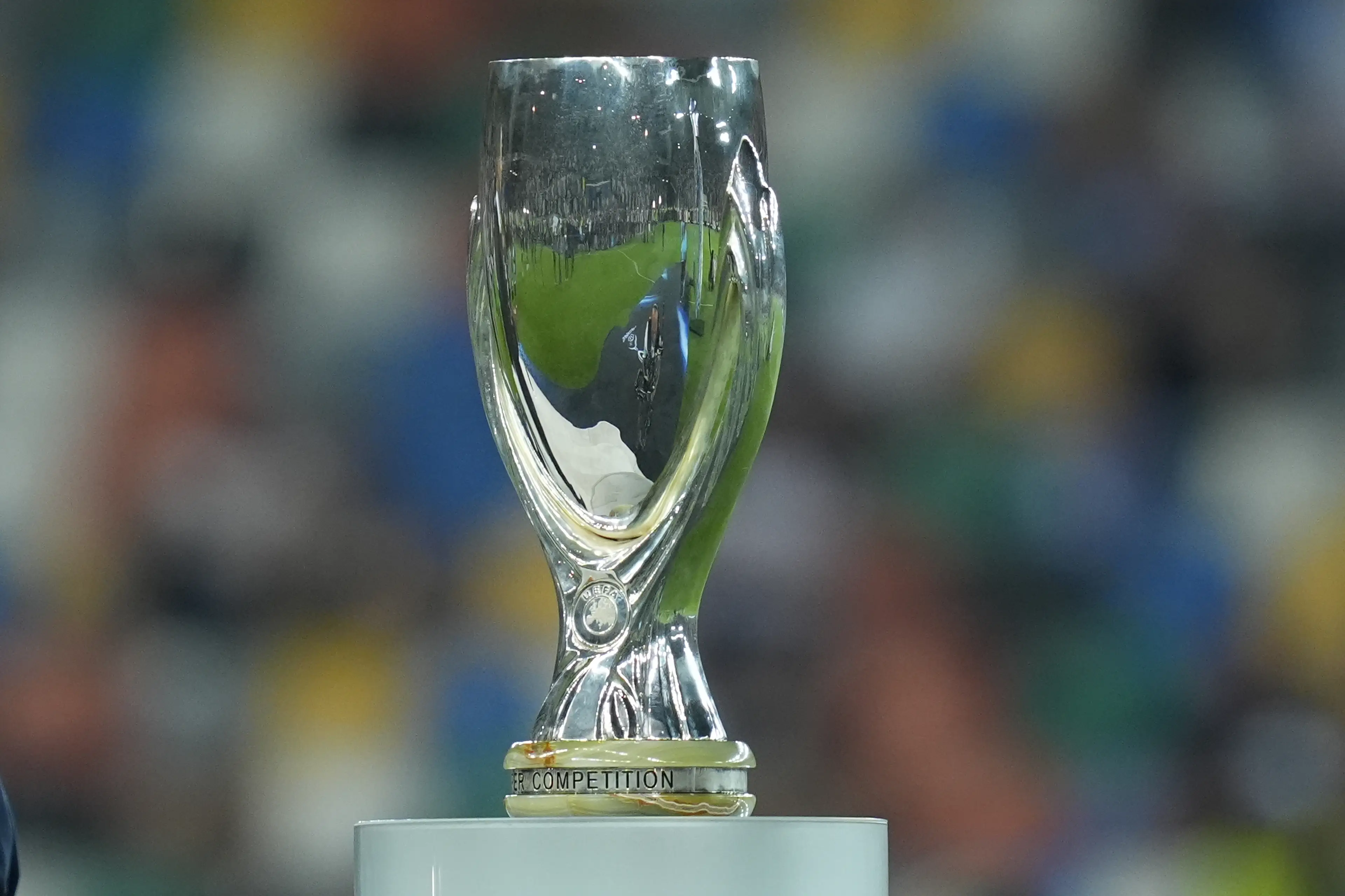 UEFA do not recognise the first Super Cup trophy. Image: Getty