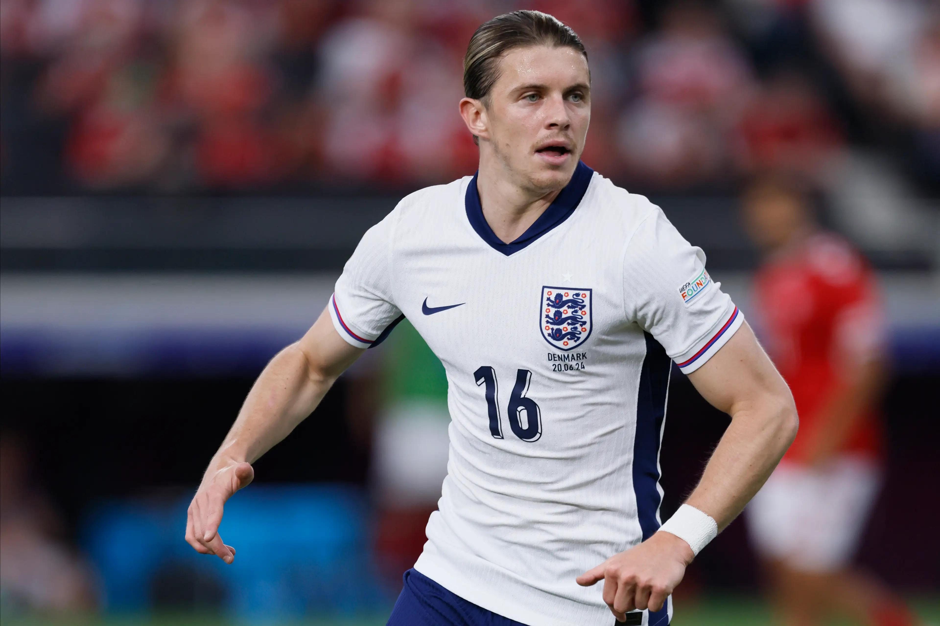 Conor Gallagher in action for England at Euro 2024. Image: Getty