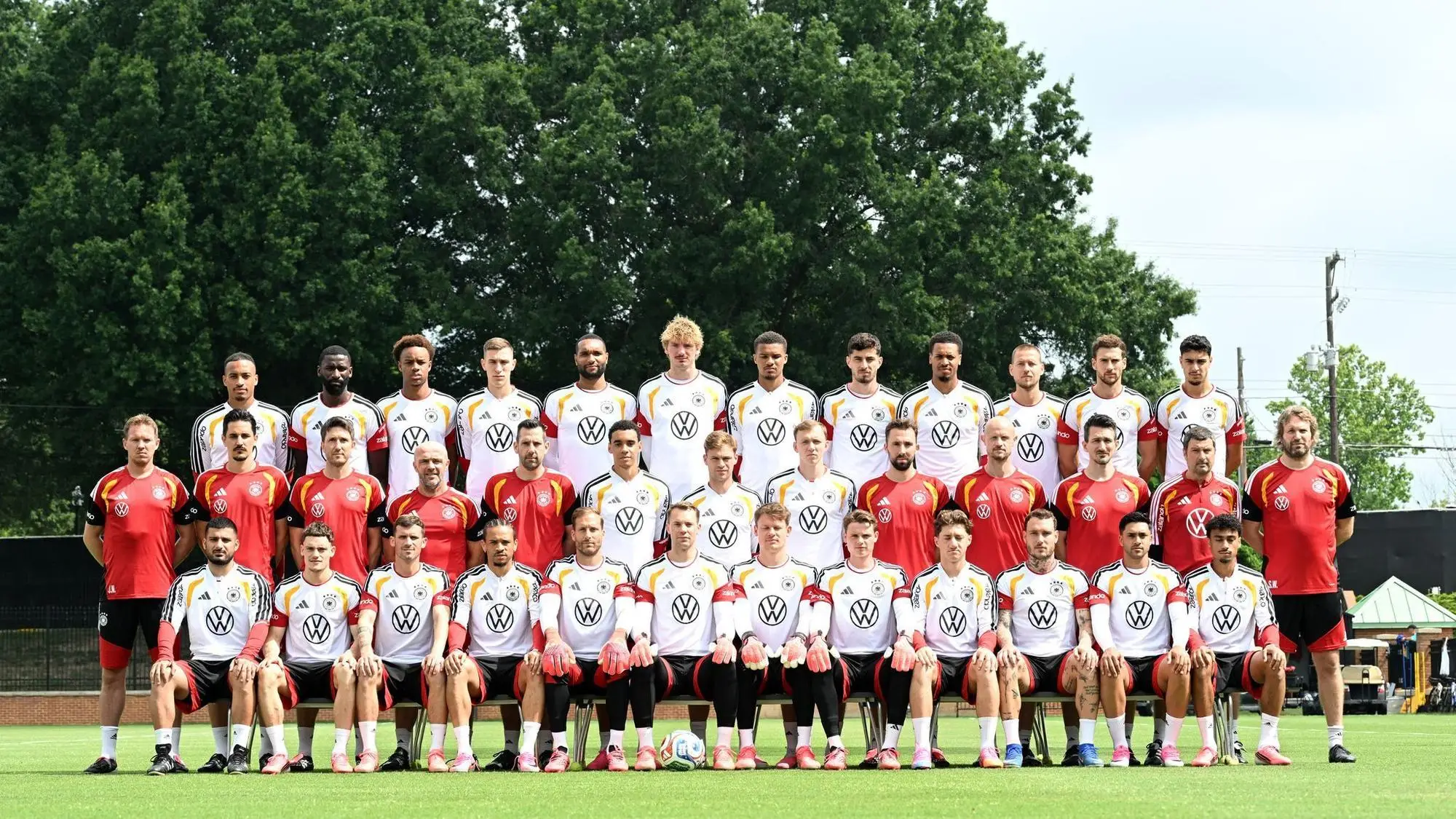 Germany posed for an official World Cup squad photo. Image: Getty
