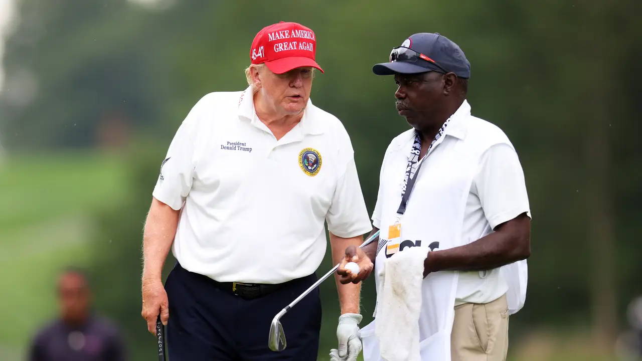 Donald Trump's caddy made staggering claim about him to fellow golfer amid 'cheating' allegations