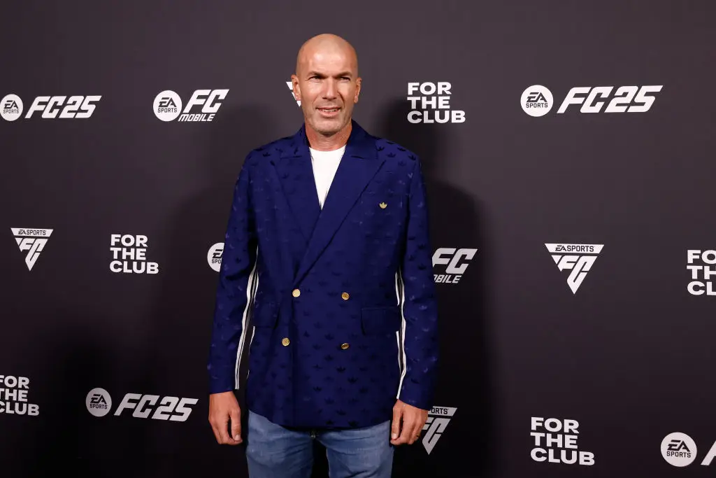 Zinedine Zidane has been out of management since 2021 (Image: Getty)