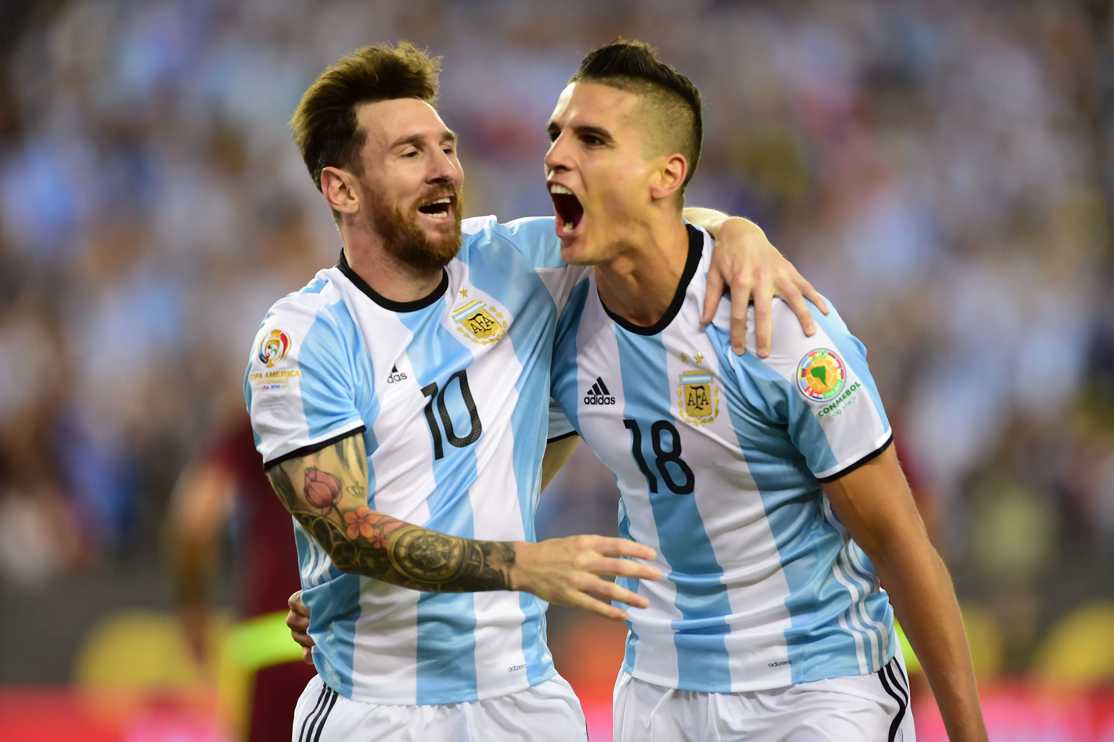 Lamela made 25 appearances for Argentina between 2011 and 2018. Image credit: Getty