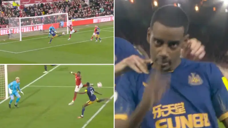 Alexander Isak scores audacious 'outside of the boot flick' for Newcastle, it's a thing of beauty