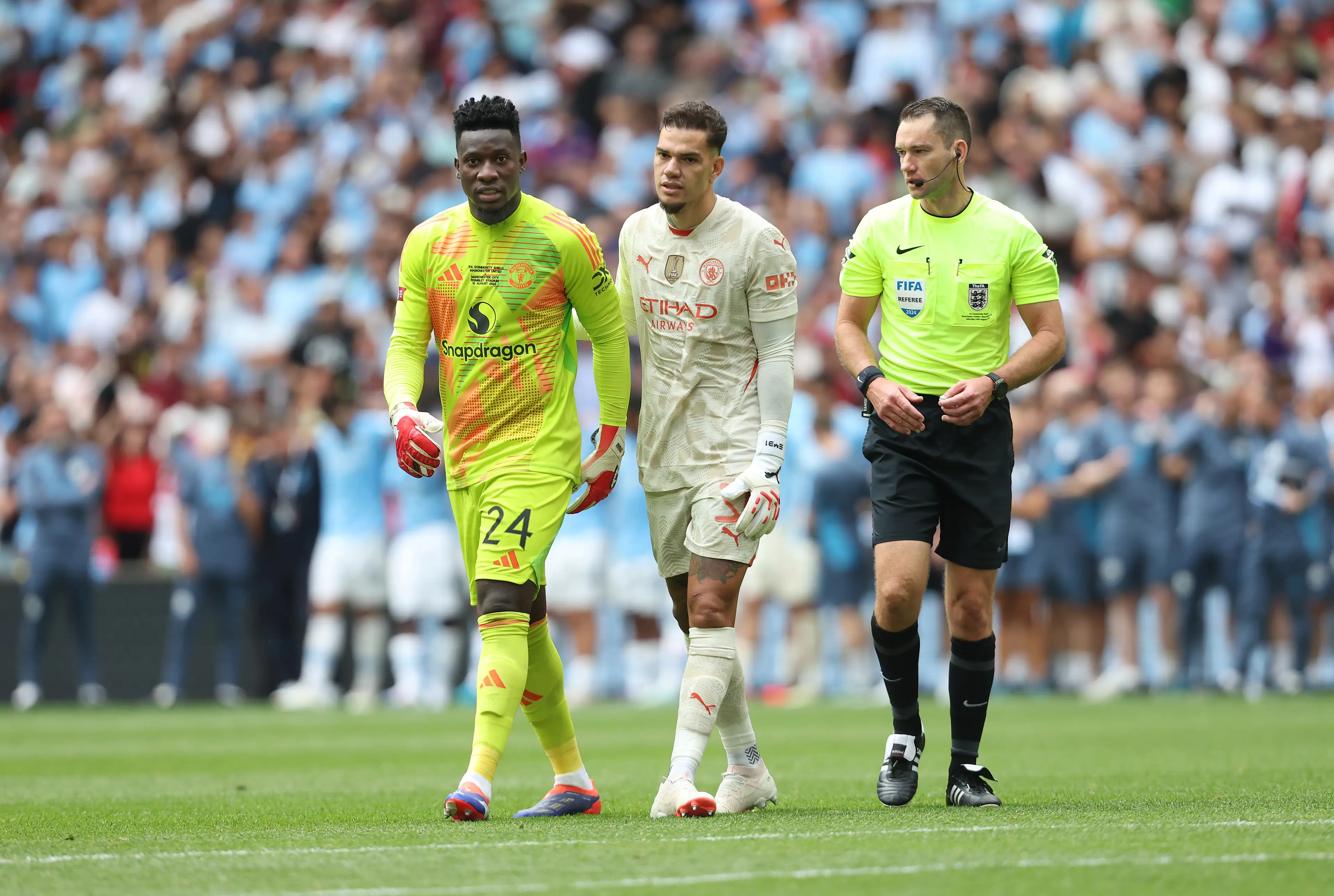 Manchester City and Manchester United are thought to be in the market for a new goalkeeper. Image: Getty