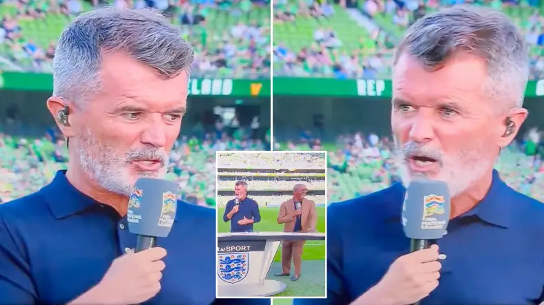 Fans stunned as Roy Keane drops x-rated comment live on ITV that no-one was expecting