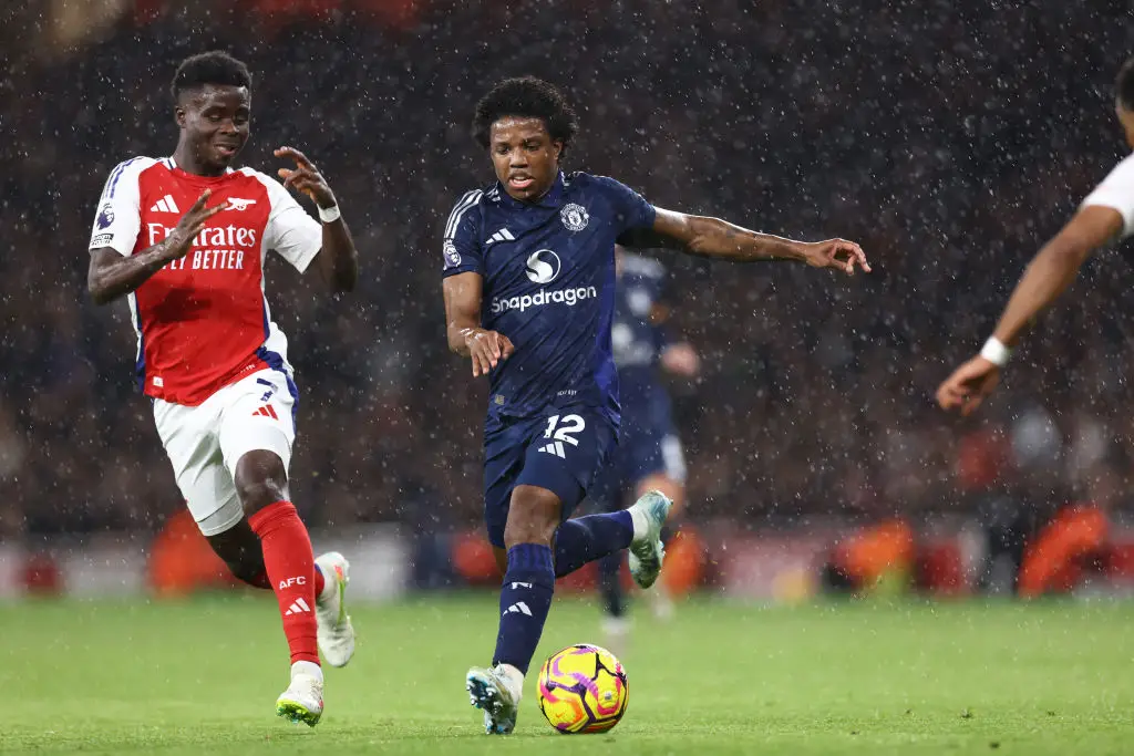 Man Utd defender Tyrell Malacia pictured (Image: Getty)