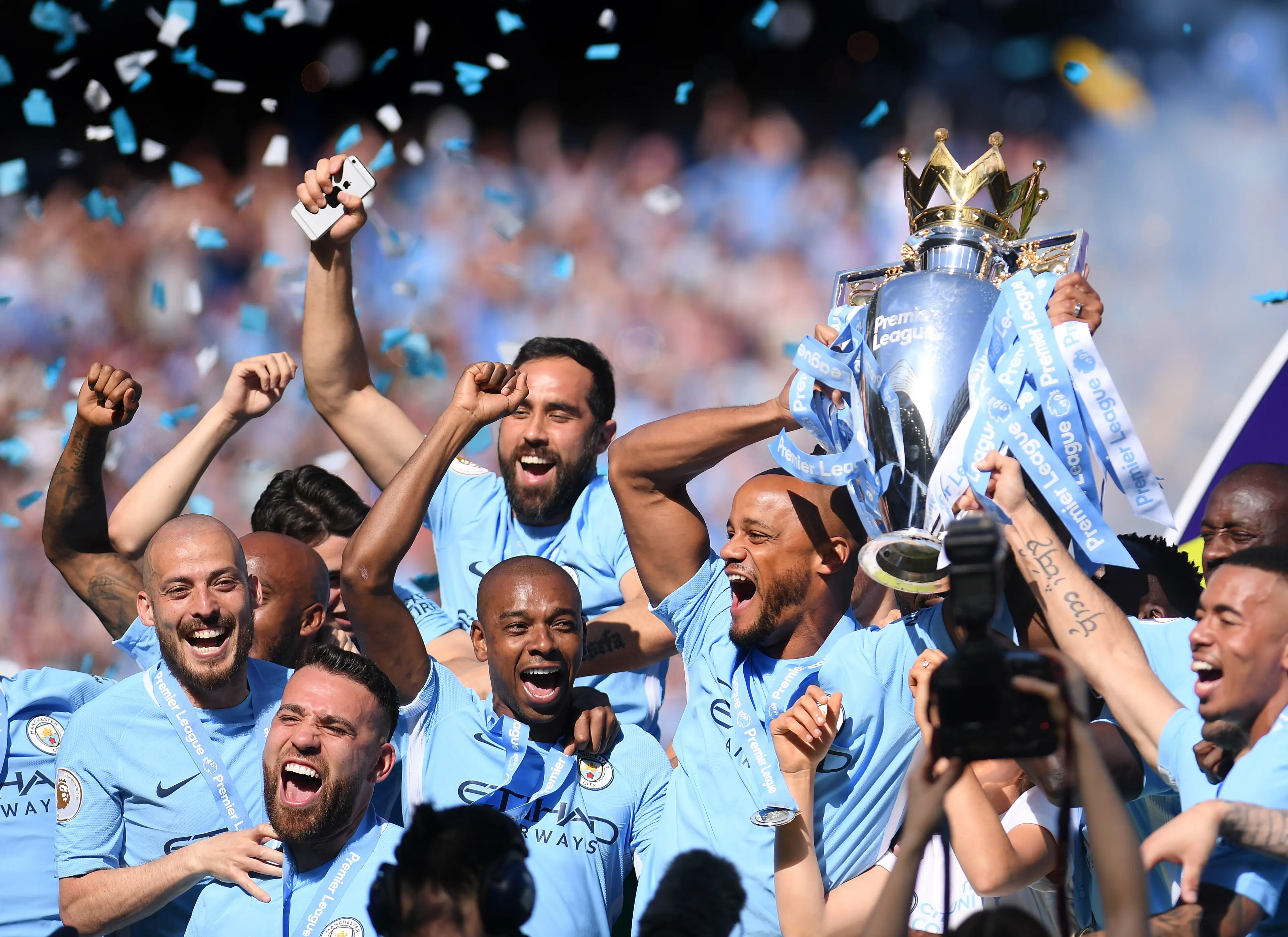 Manchester City are still awaiting a verdict on the 115 charges, which began with accusations made in February 2023. Image credit: Getty