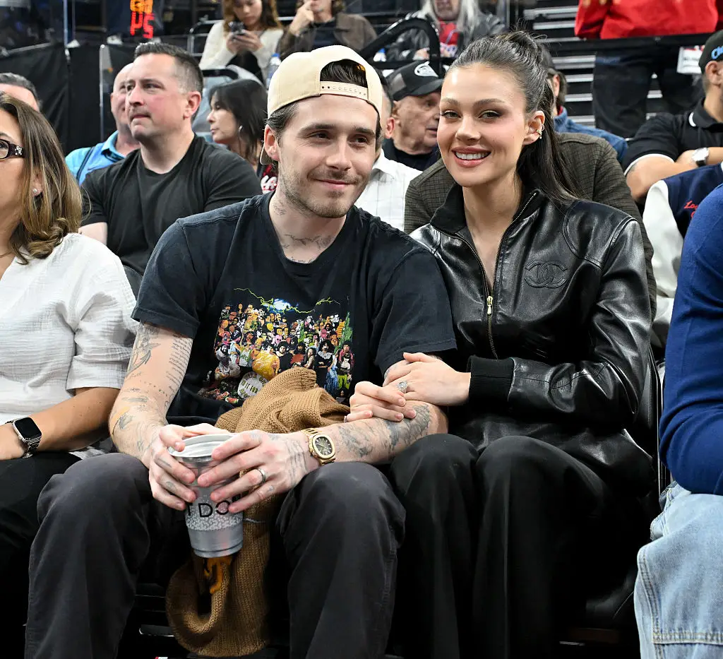 Brooklyn Beckham and his wife Nicola Peltz (Credit:Getty)