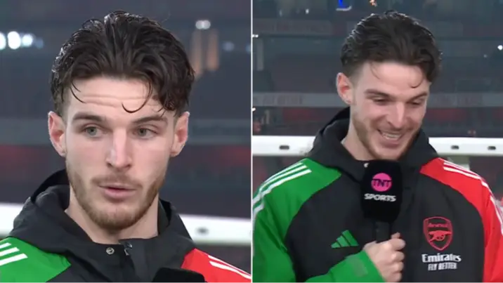 Declan Rice destroys Spurs with savage comment on TNT Sports after Arsenal's North London derby win