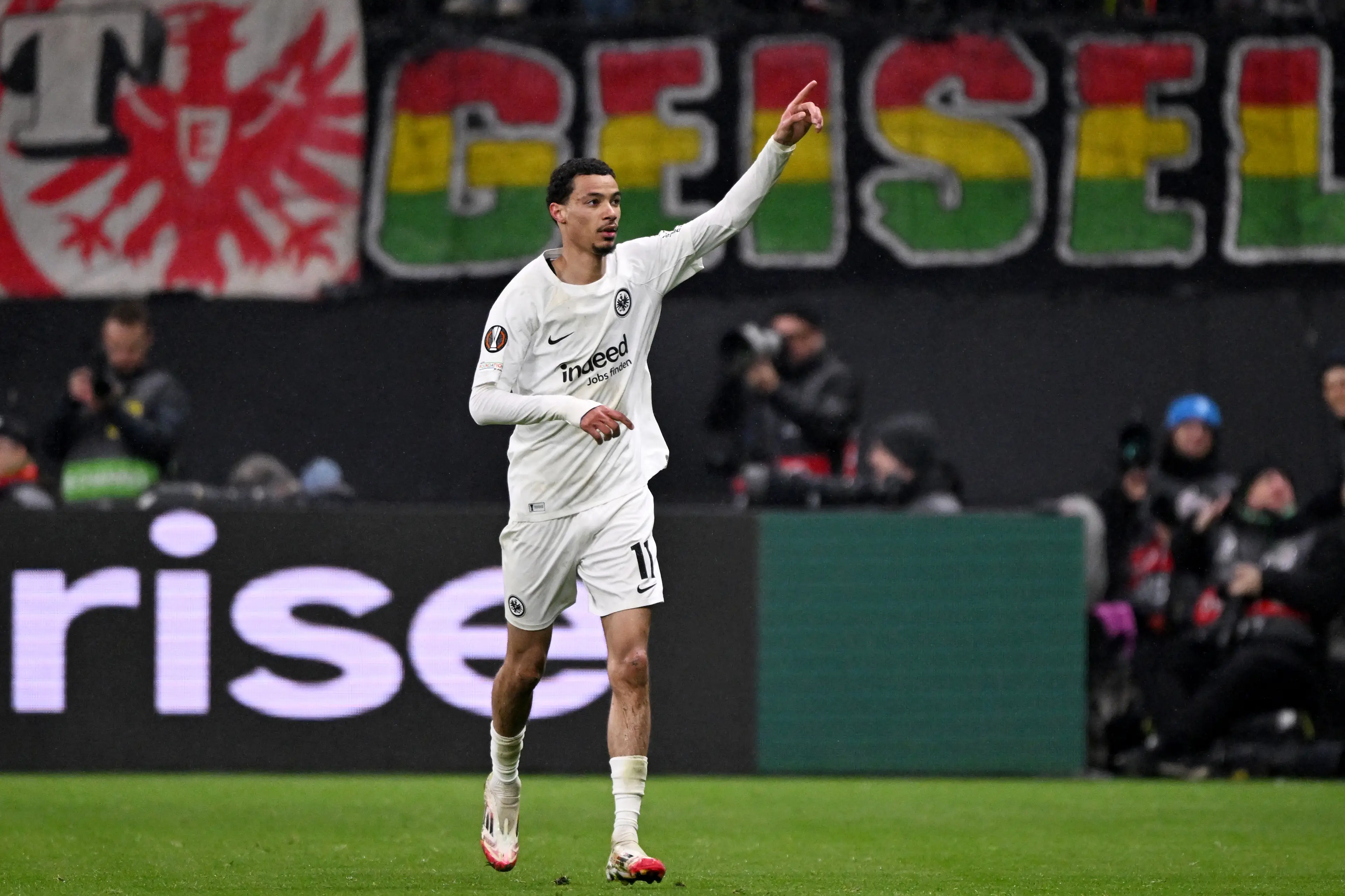 Hugo Ekitike is linked with a move to Liverpool (Credit:Getty)