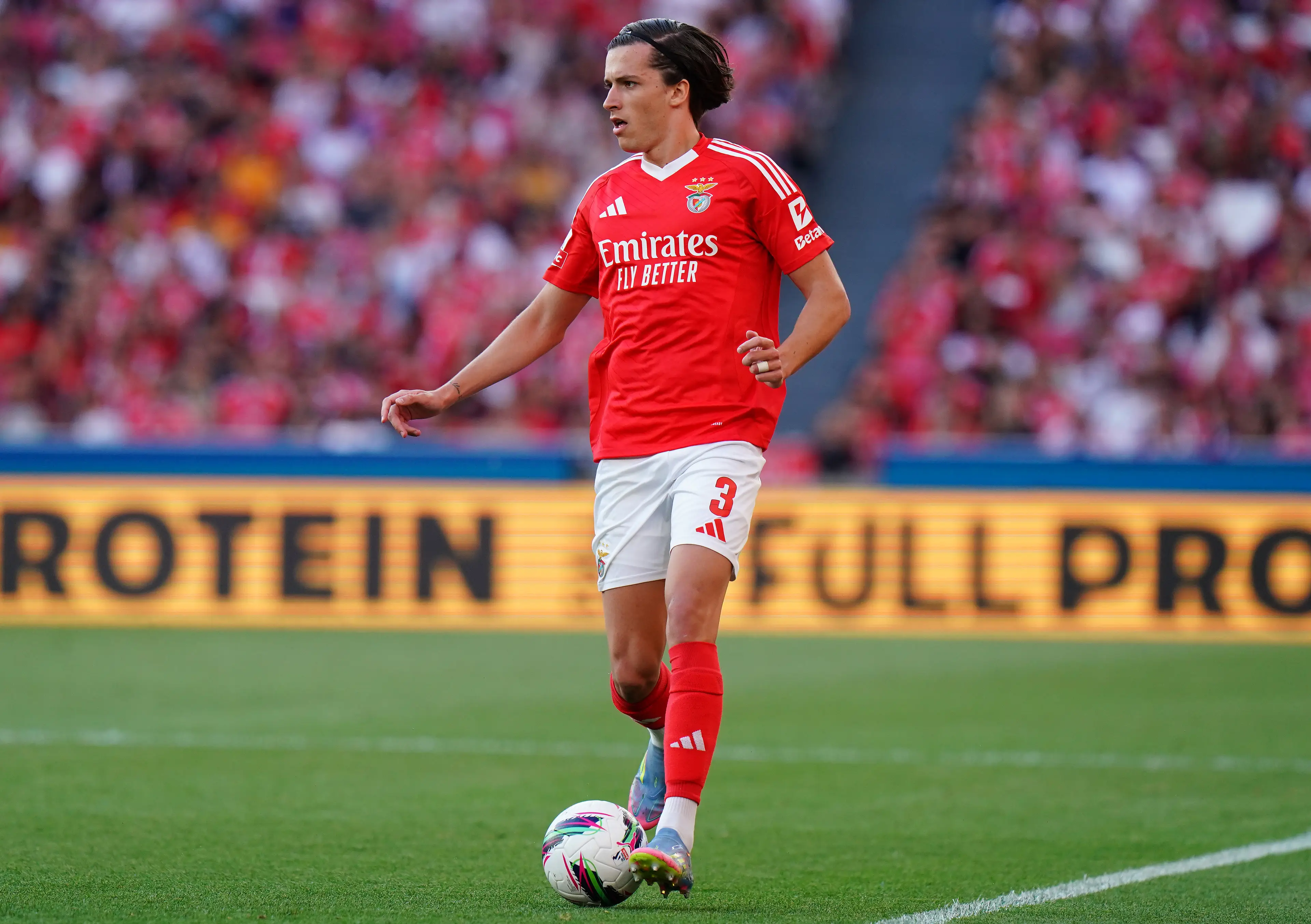Alvaro Carreras has been in fine form for Benfica after leaving Man United. Image: Getty