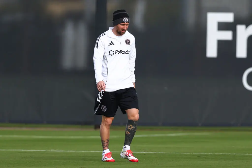 Lionel Messi returned to Inter Miami training this week (Credit:Getty)
