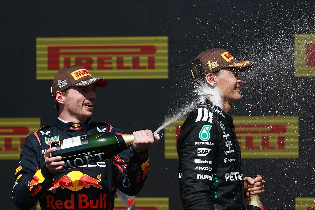 George Russell won the Canadian Grand Prix ahead of Max Verstappen. (Image: Getty)