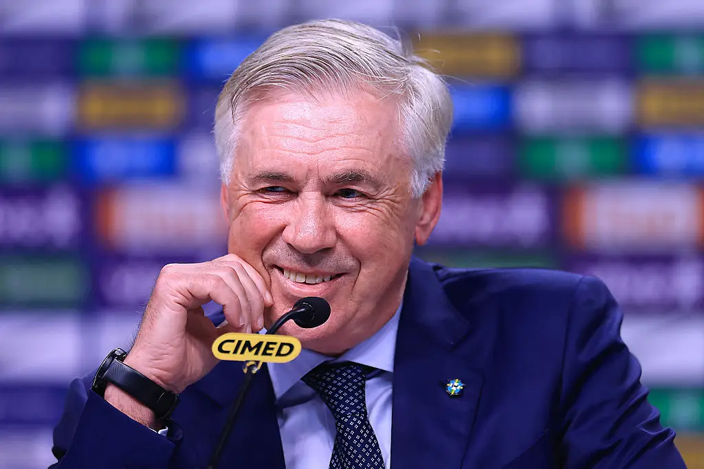 Carlo Ancelotti is head coach of Brazil (Credit:Getty)