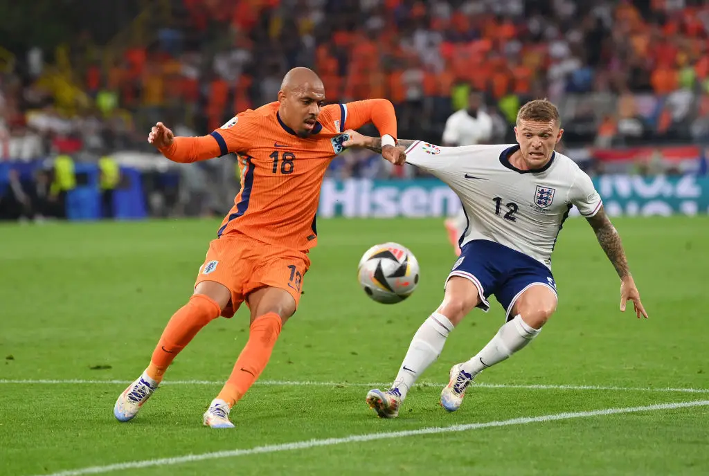 Trippier was forced off against the Netherlands (Image: Getty)