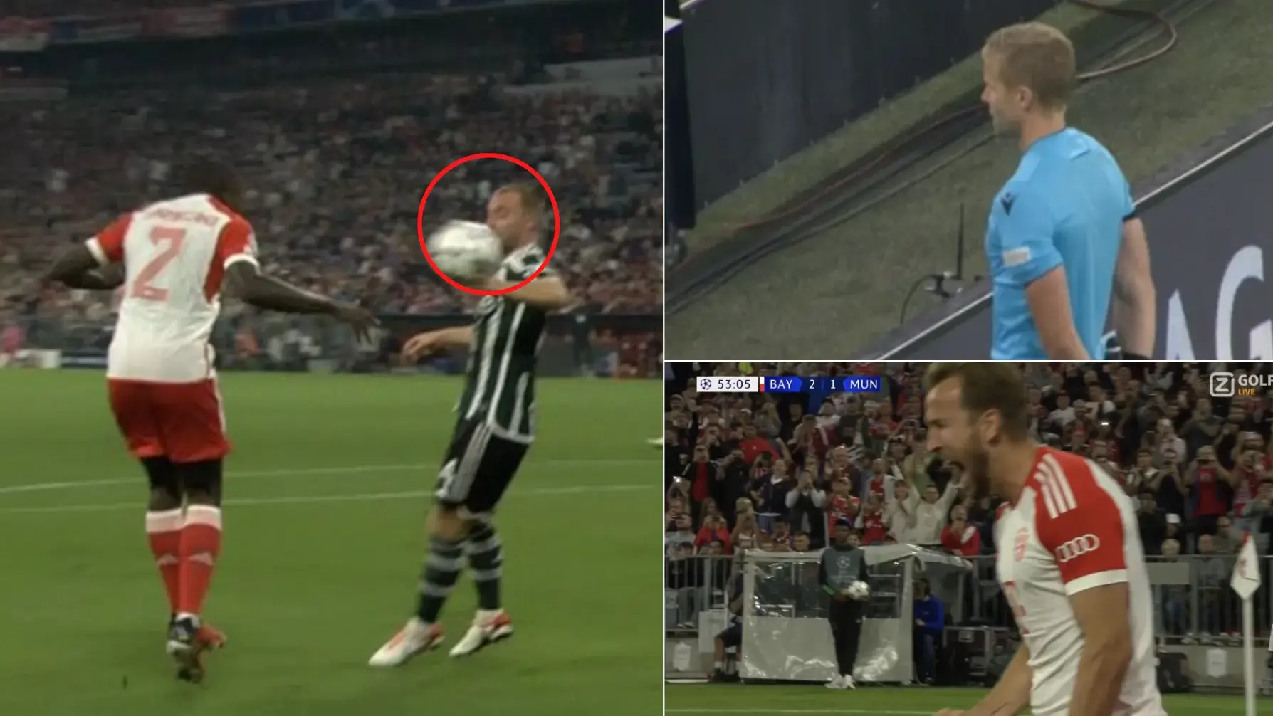 Bayern Munich awarded controversial penalty against Man United, fans genuinely can't believe it