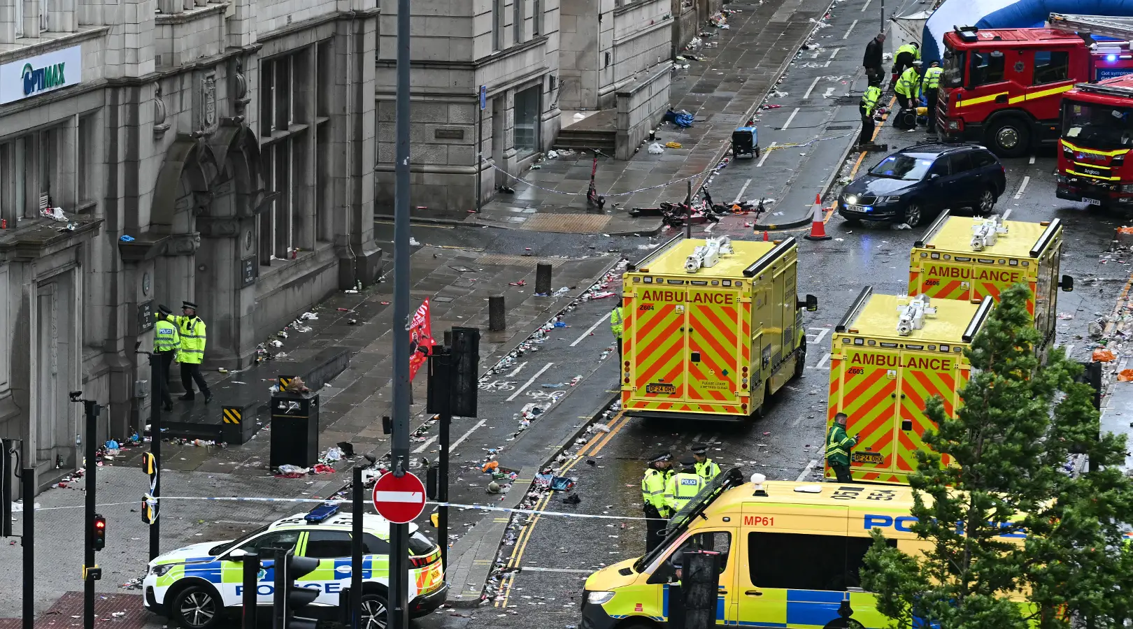 A car collided with pedestrians on Water Street (Getty)