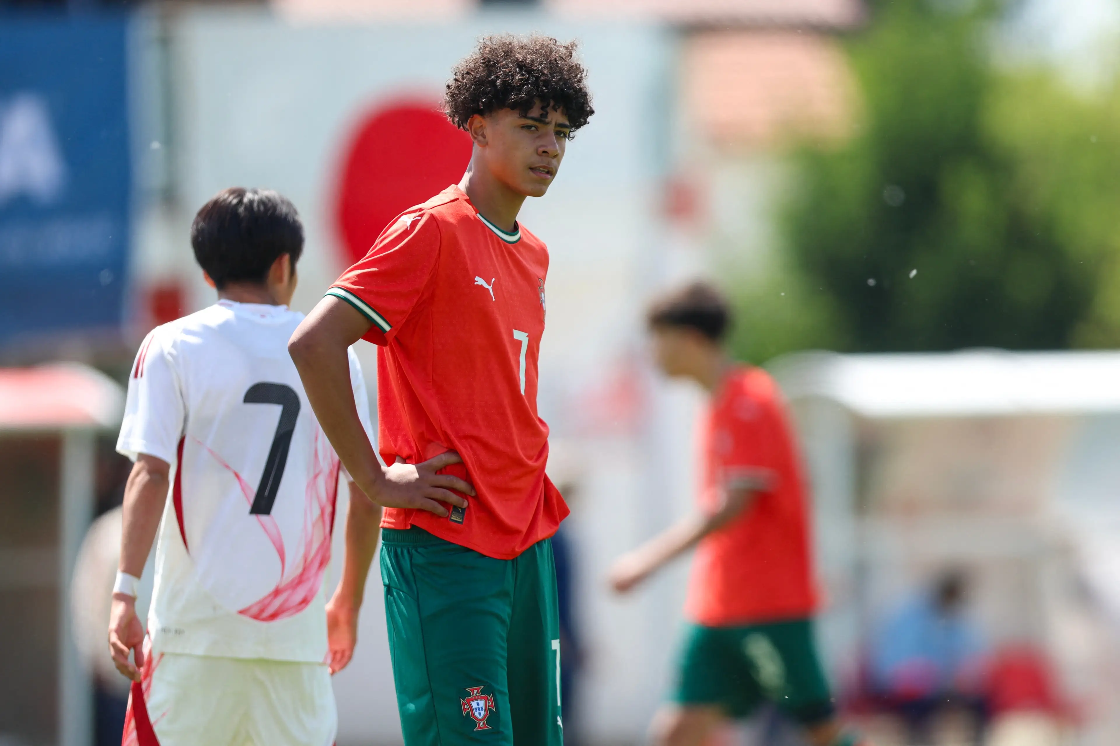 'Cristianinho' in action for Portugal U15s (Image: Getty)