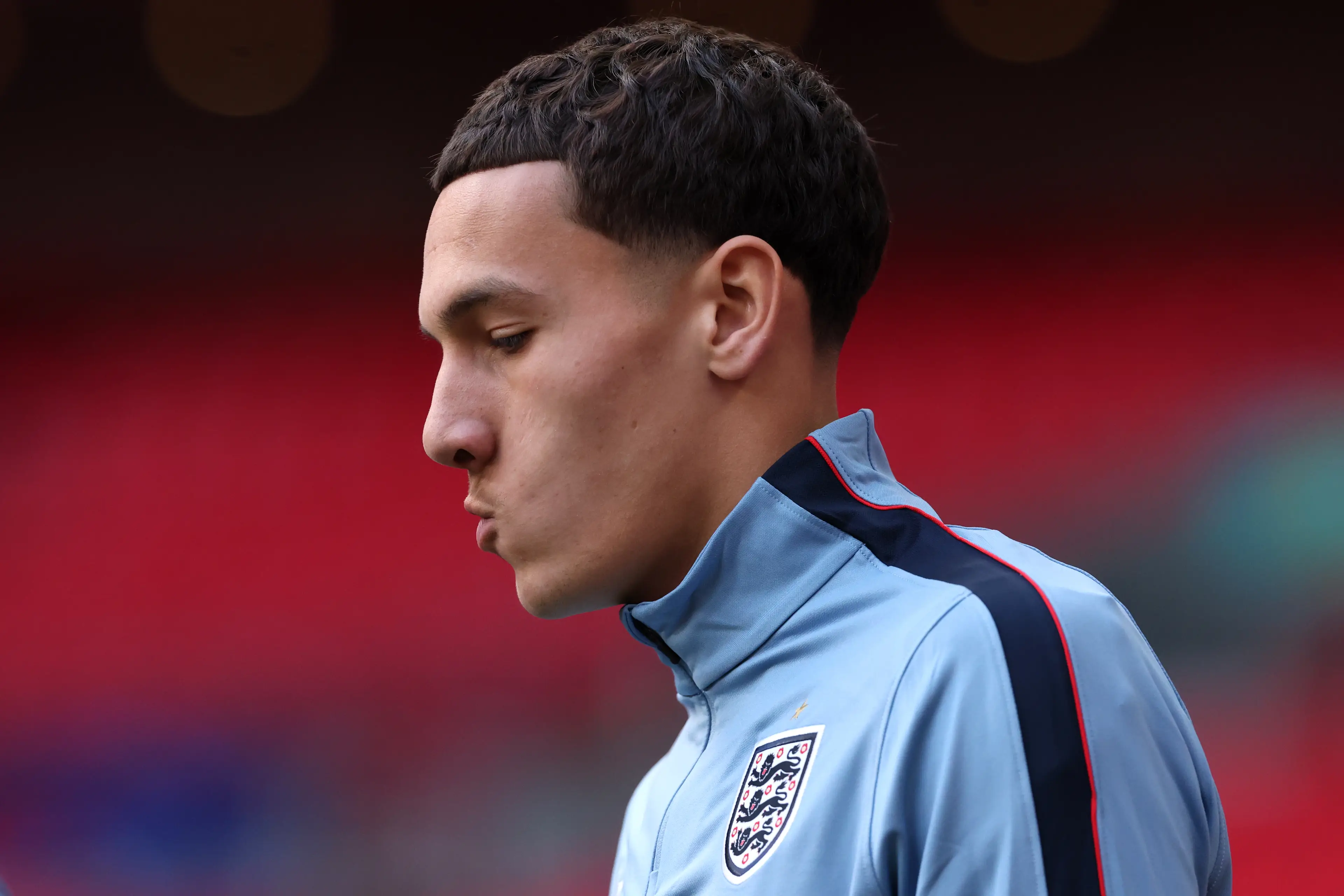 Tye Hall training with England first team (credit: getty)