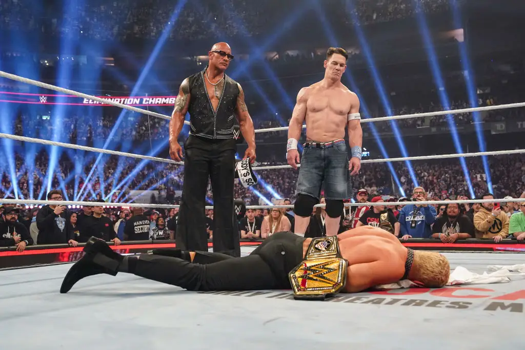The Rock was previously involved in the John Cena vs Cody Rhodes storyline (Credit:Getty)
