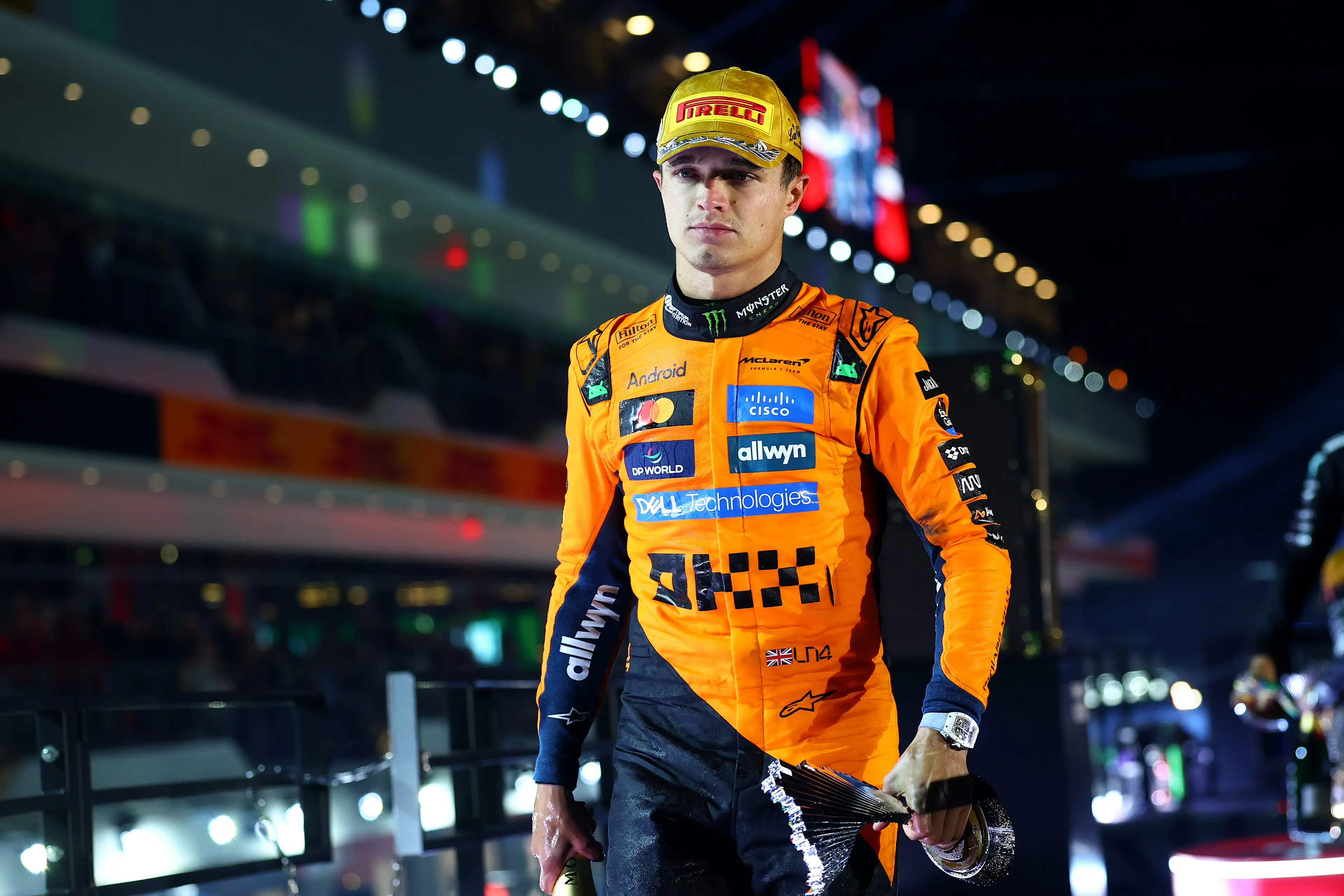 Lando Norris was disqualified from the Las Vegas Grand Prix. Image: Getty