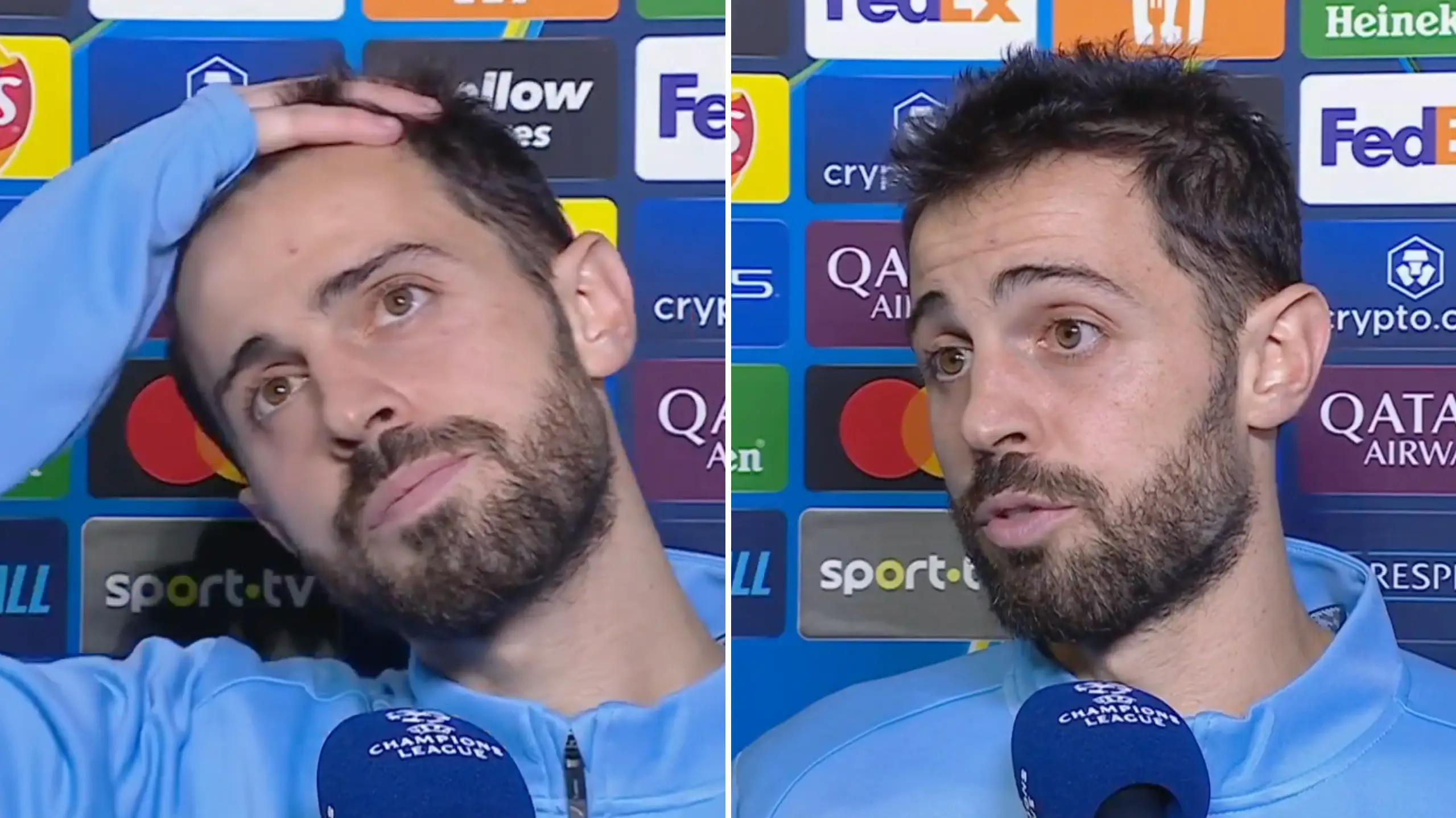 Bernardo Silva drops extraordinary bombshell about Man City after collapse against Sporting and it even stunned the interviewer