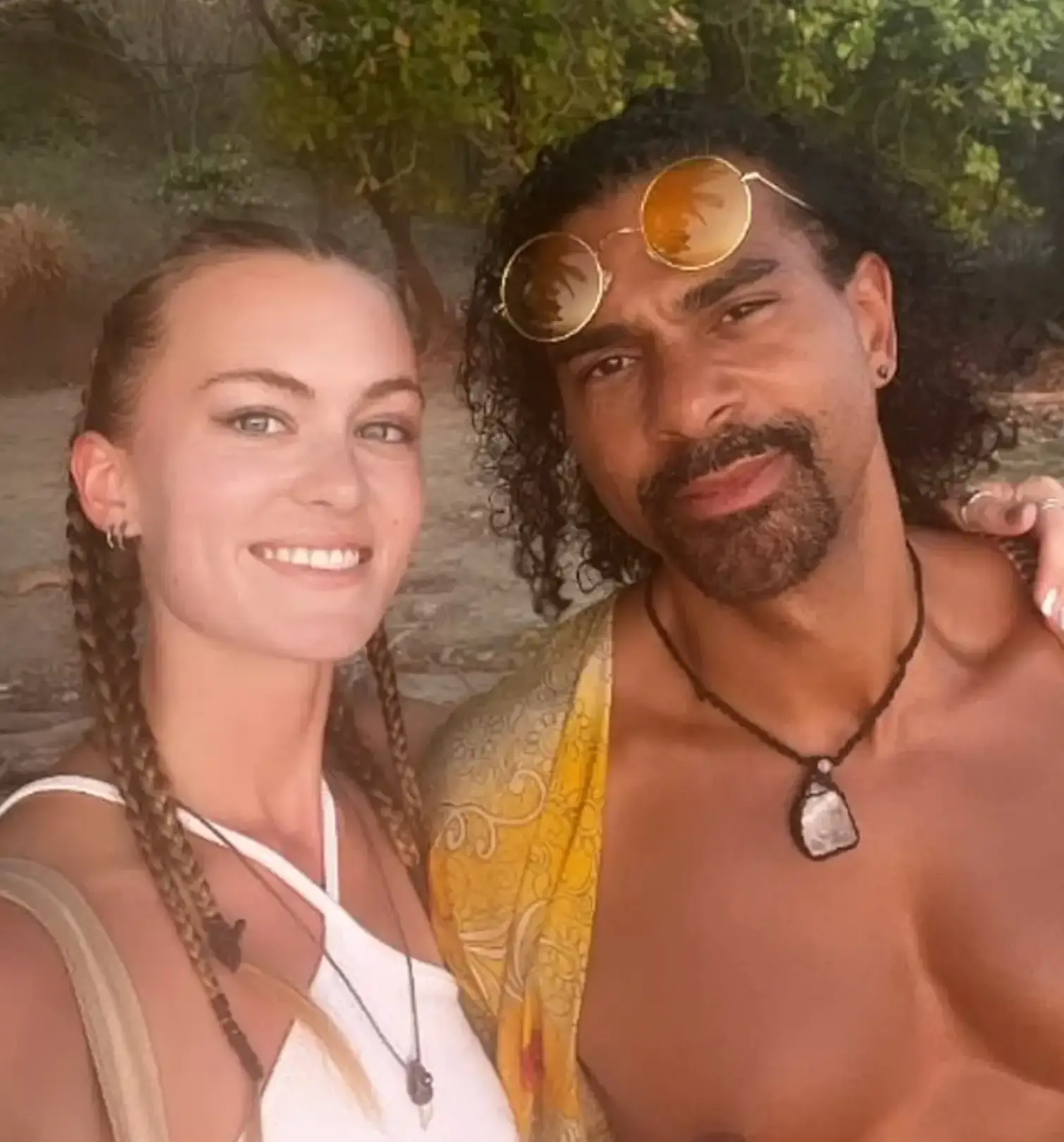 Osborne and Haye pictured together. (Image