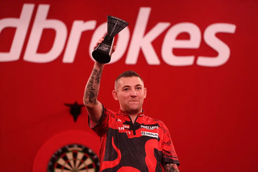 Nathan Aspinall will compete in the 2026 World Darts Championship (Credit:Getty)