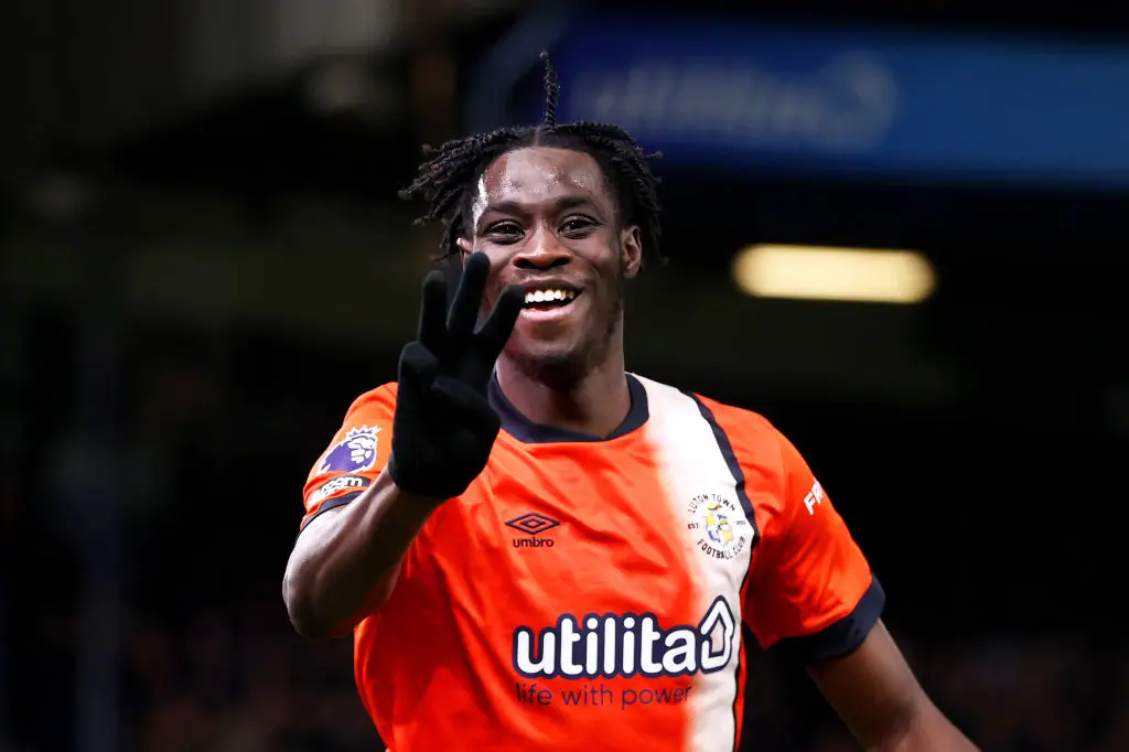 Luton Town striker Elijah Adebayo reported the incident. (Image: Alex Pantling/Getty Images)