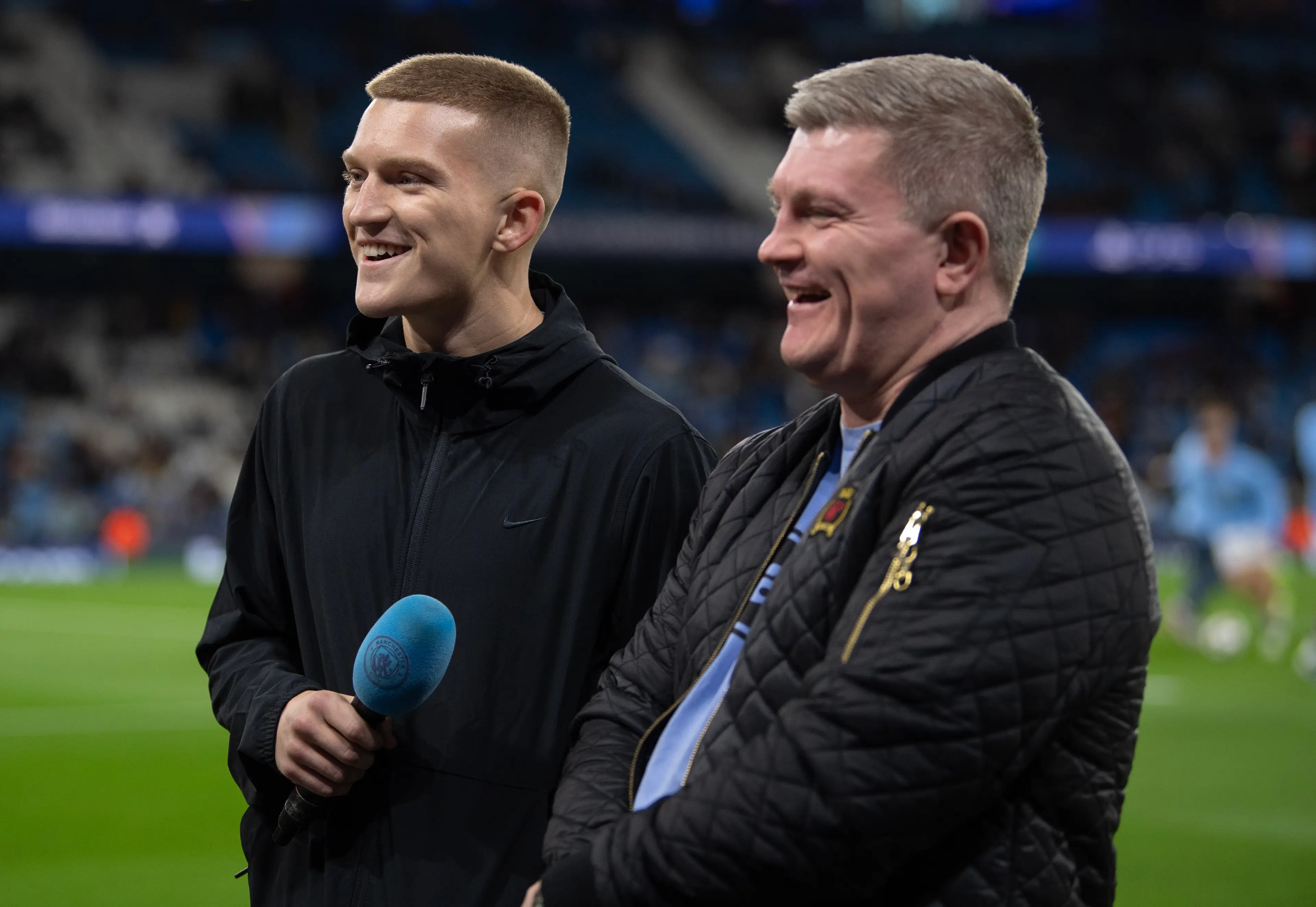 Campbell Hatton and his father Ricky. (Image: Getty)