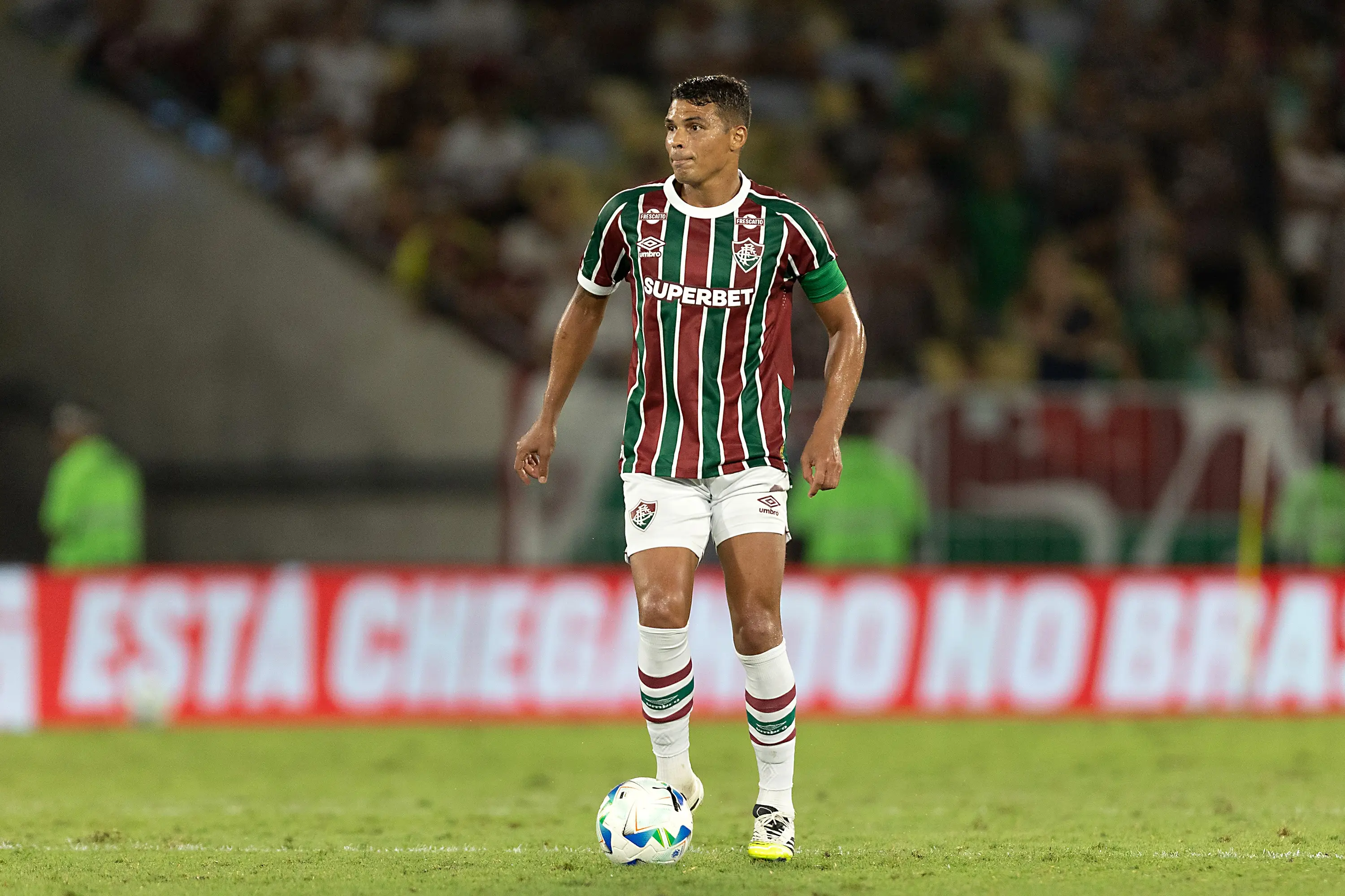 Thiago Silva in action for Fluminense (Image: Getty)
