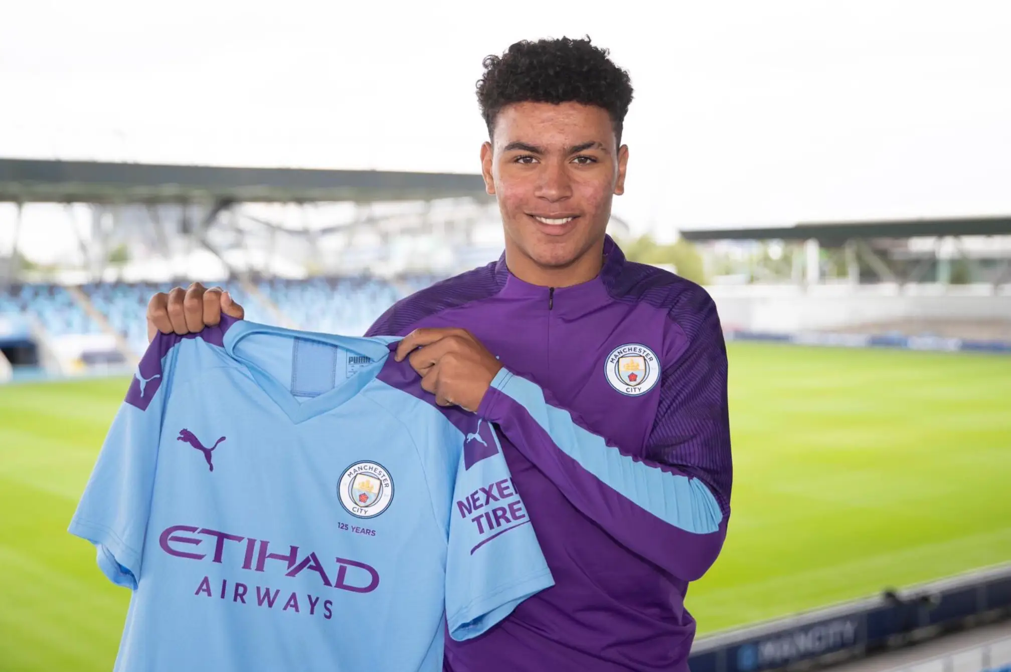 Rogers spent four years at Manchester City but failed to make a first-team appearance for the club. Image credit: X/@morgz_10