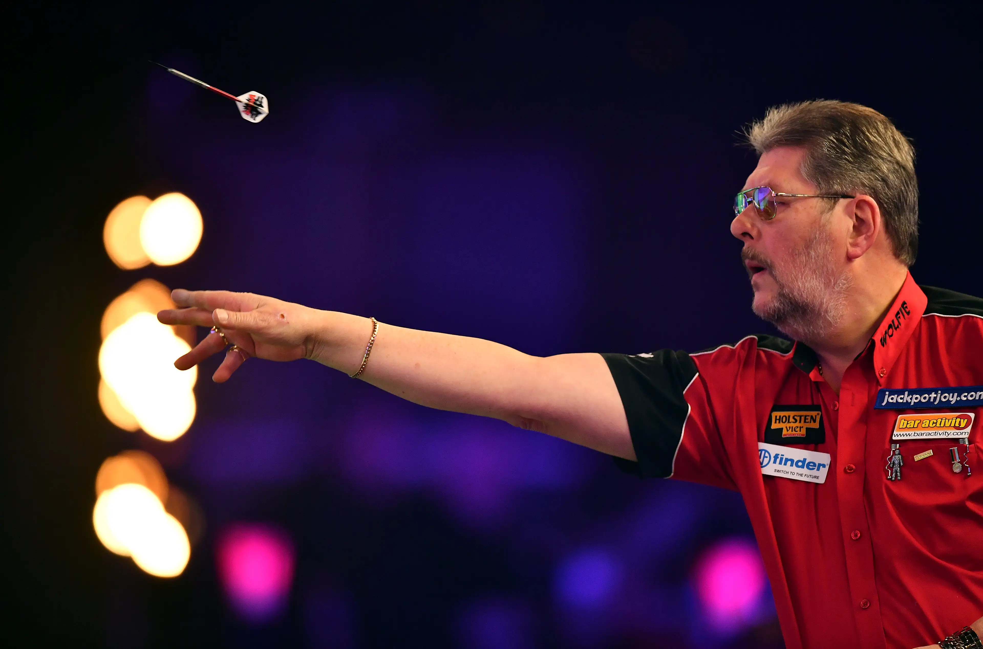 Martin Adams in action at the BDO World Darts Championship. Image: Getty 