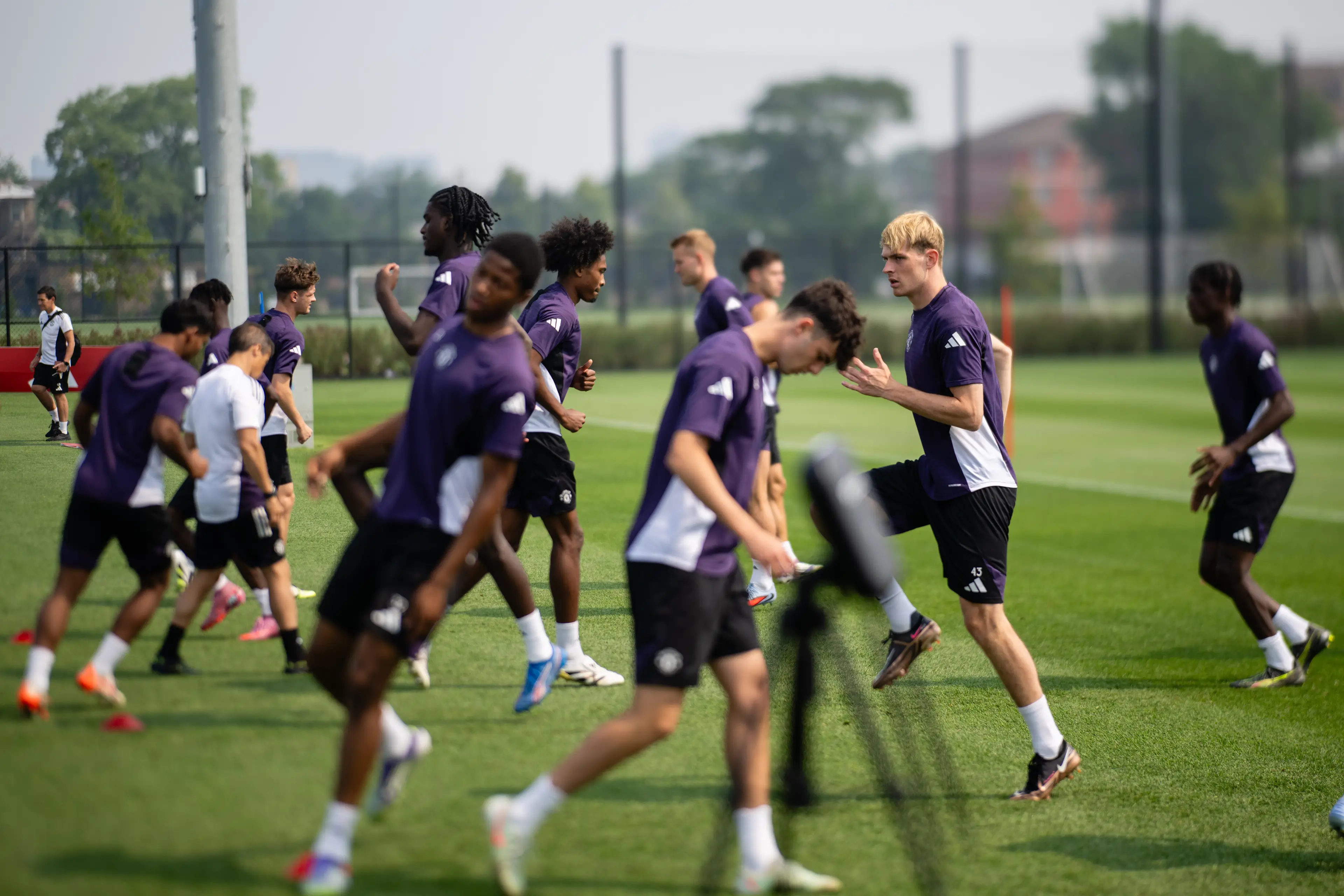 Collyer was part of United's pre-season tour squad. Image credit: Getty