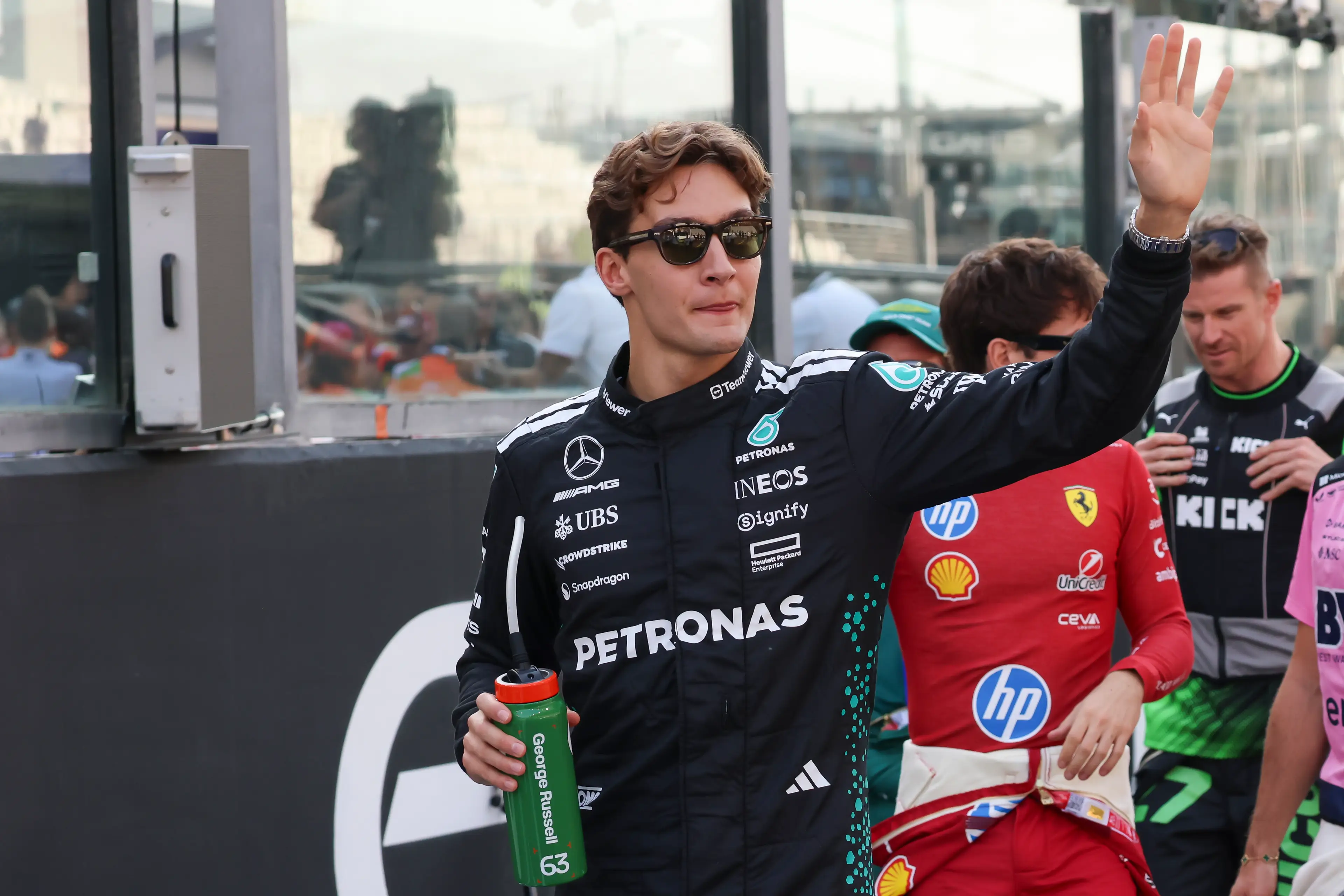 George Russell is the early favourite to win the 2026 Formula 1 world title. Image: Getty