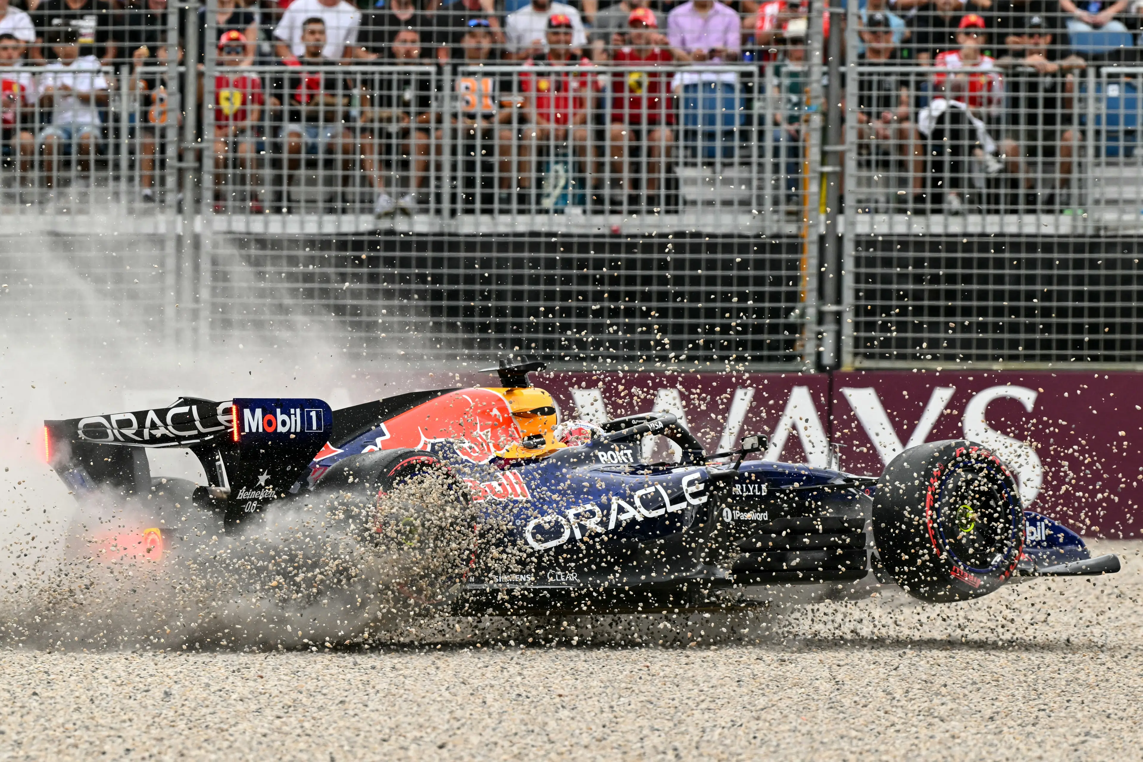 Verstappen crashed out of qualifying in Australia (Image: Getty)