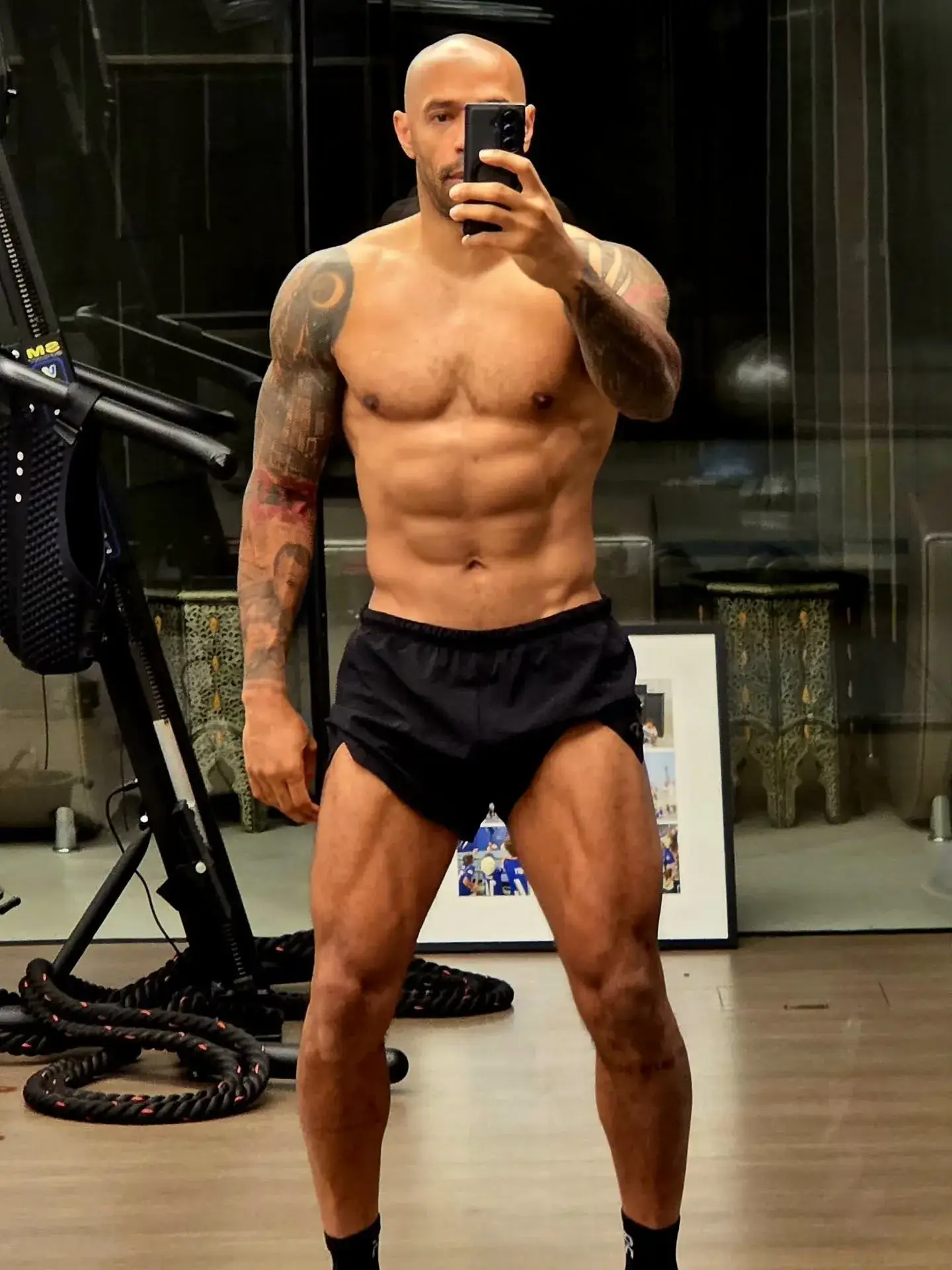 Thierry Henry is an avid gym goer (Credit:Thierry Henry/IG)