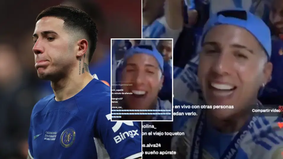 Enzo Fernandez breaks silence after posting 'unacceptable racist chant' on Argentina team's bus as Chelsea and France take action