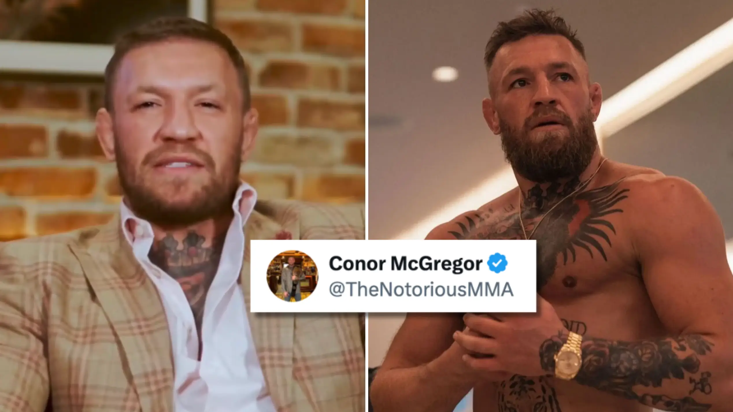 Conor McGregor/Instagram/Getty 