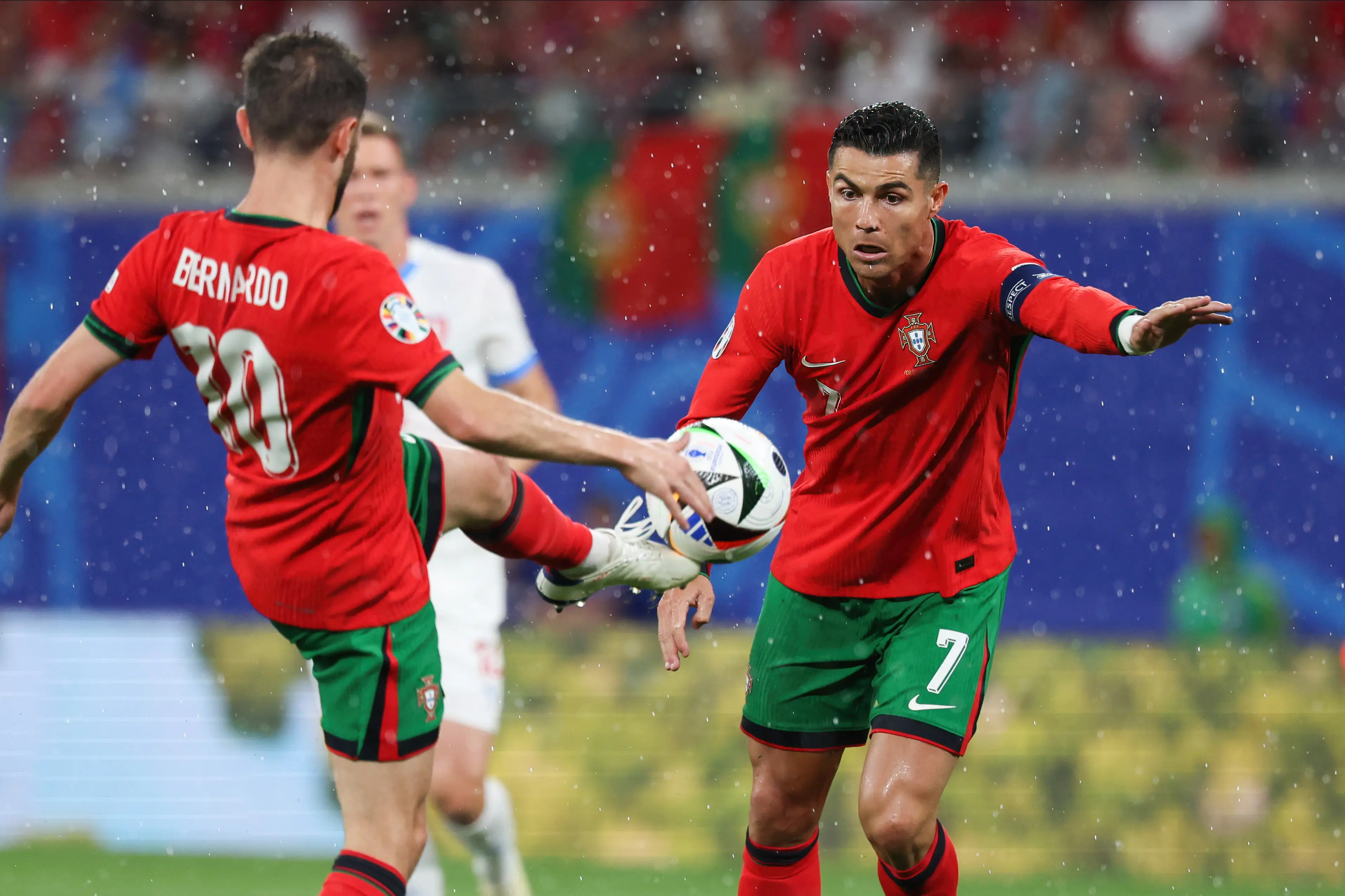 Ronaldo spurned several big chances vs the Czech Republic (Getty)