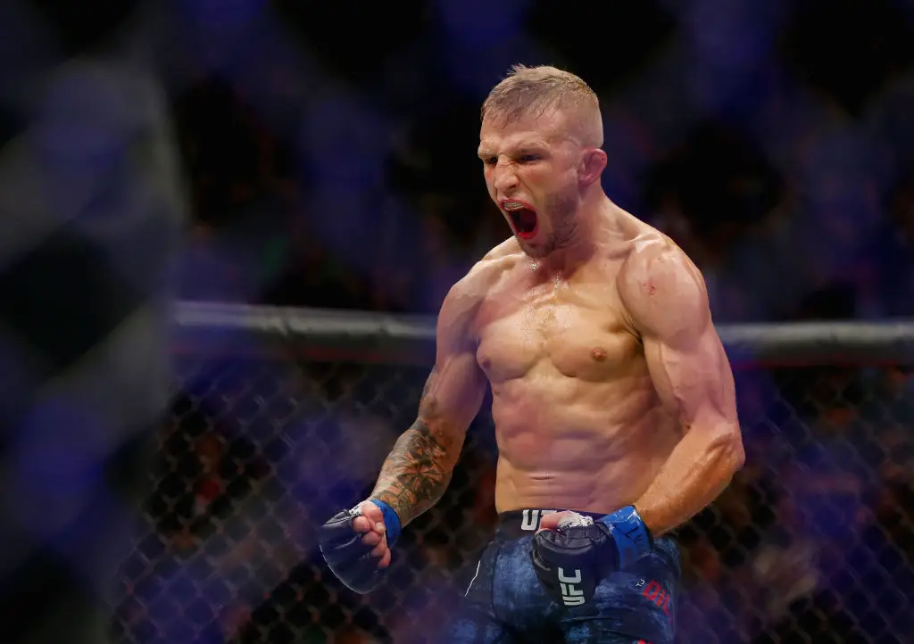TJ Dillashaw has released details of his first UFC deal. (Image: Mike Stobe/Getty Images)