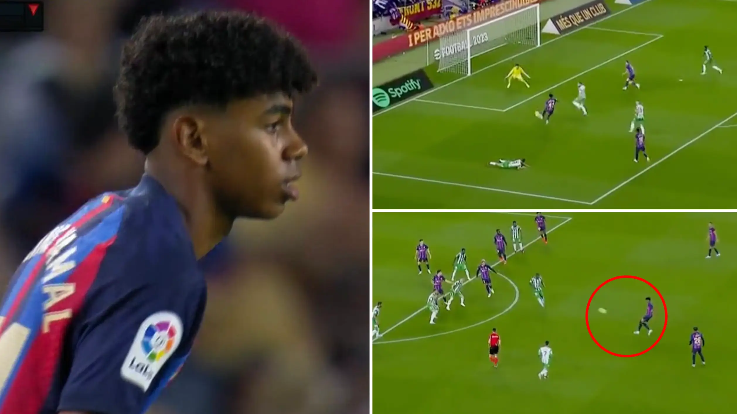 15-year-old Lamine Yamal became Barcelona's youngest ever player, he looks a serious talent