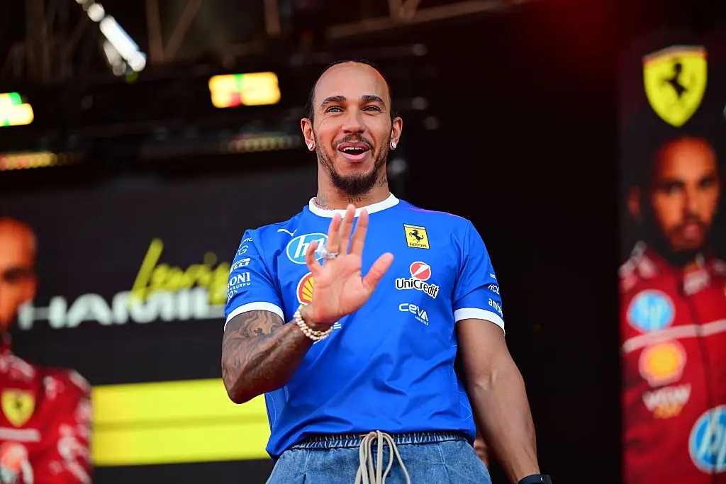 Hamilton was expected to give Charles Leclerc a tow in qualifying (Image: Getty)